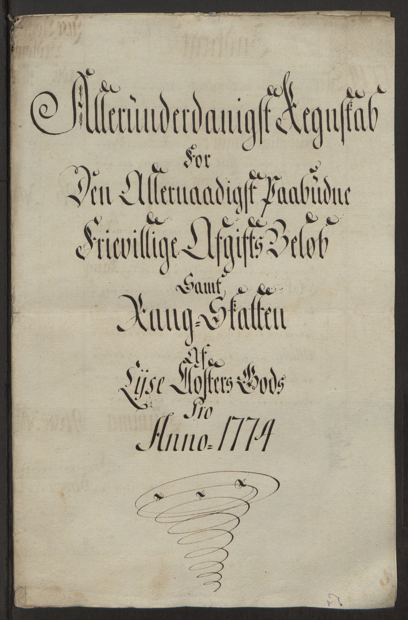 Rentekammeret inntil 1814, Reviderte regnskaper, Fogderegnskap, RA/EA-4092/R50/L3180: Ekstraskatten Lyse kloster, 1762-1783, p. 346
