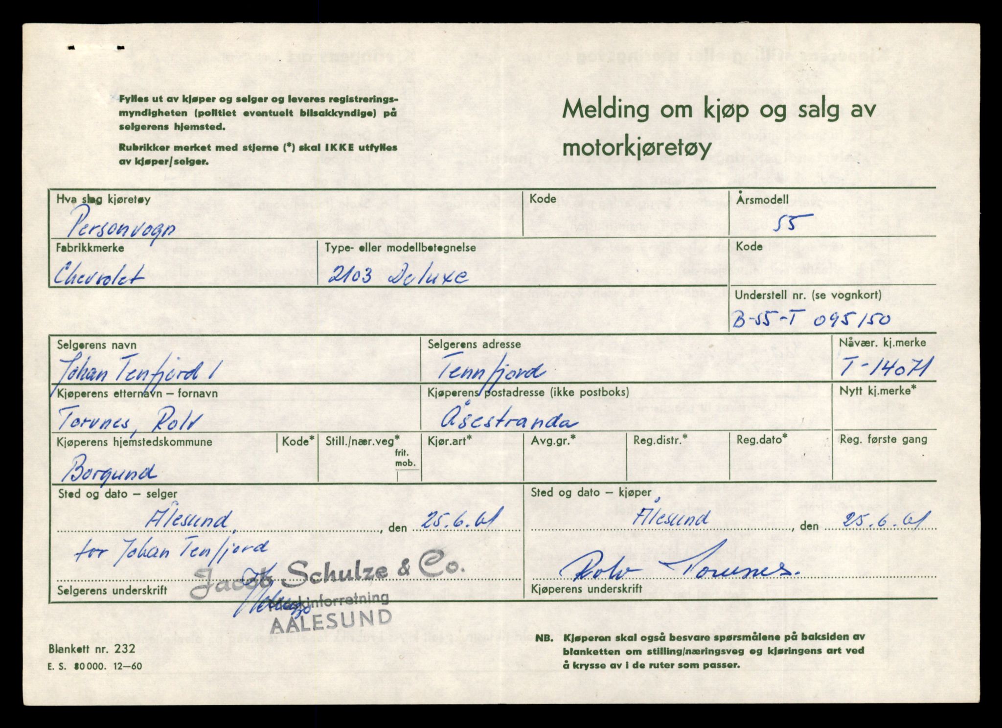 Møre og Romsdal vegkontor - Ålesund trafikkstasjon, AV/SAT-A-4099/F/Fe/L0042: Registreringskort for kjøretøy T 13906 - T 14079, 1927-1998, p. 3031