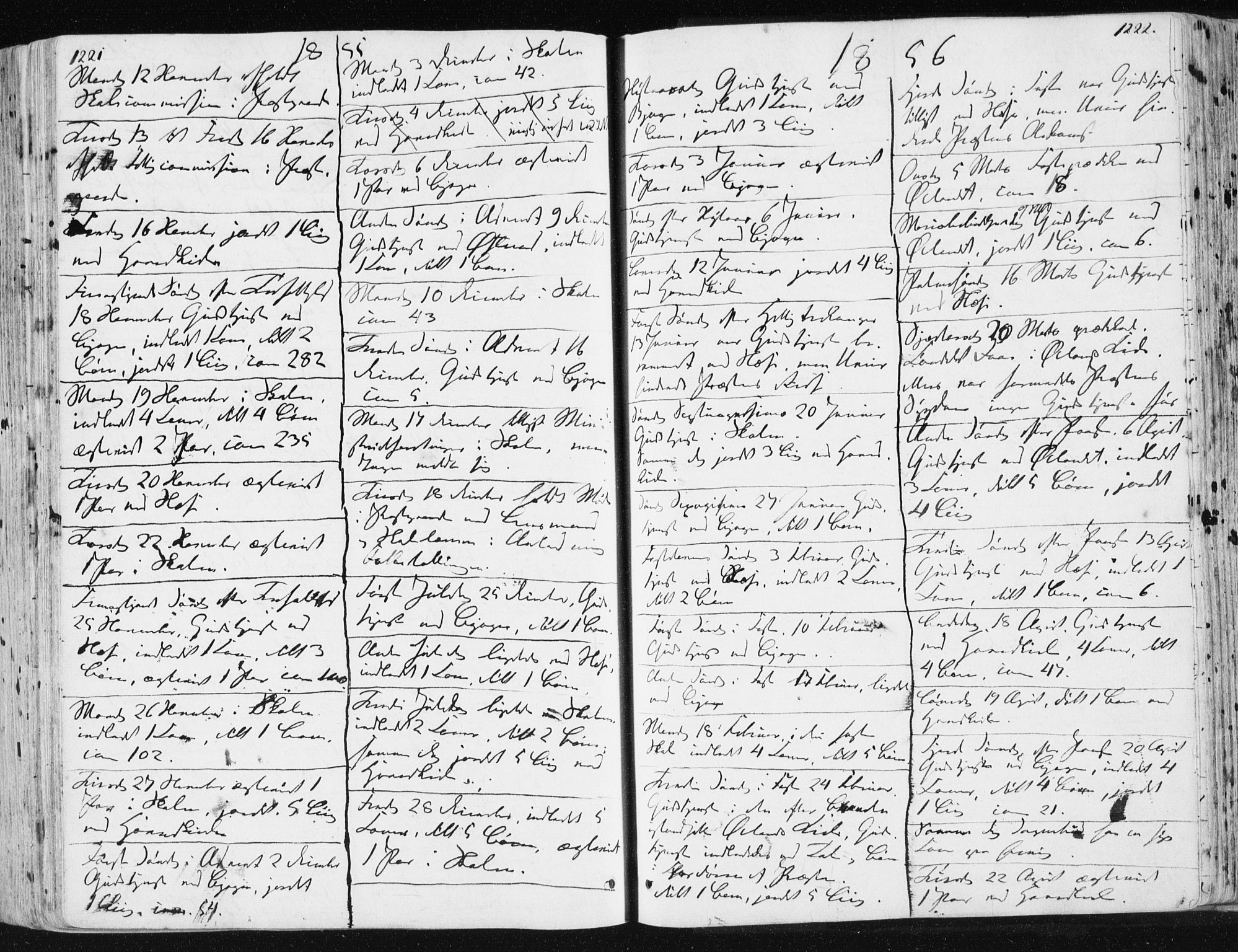 Ministerialprotokoller, klokkerbøker og fødselsregistre - Sør-Trøndelag, SAT/A-1456/659/L0736: Parish register (official) no. 659A06, 1842-1856, p. 1221-1222