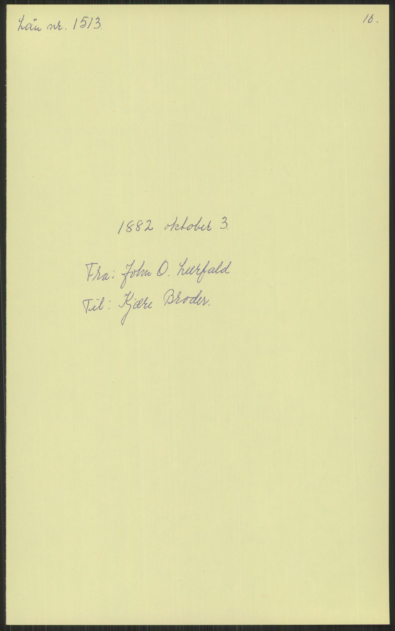 Samlinger til kildeutgivelse, Amerikabrevene, RA/EA-4057/F/L0034: Innlån fra Nord-Trøndelag, 1838-1914, p. 145