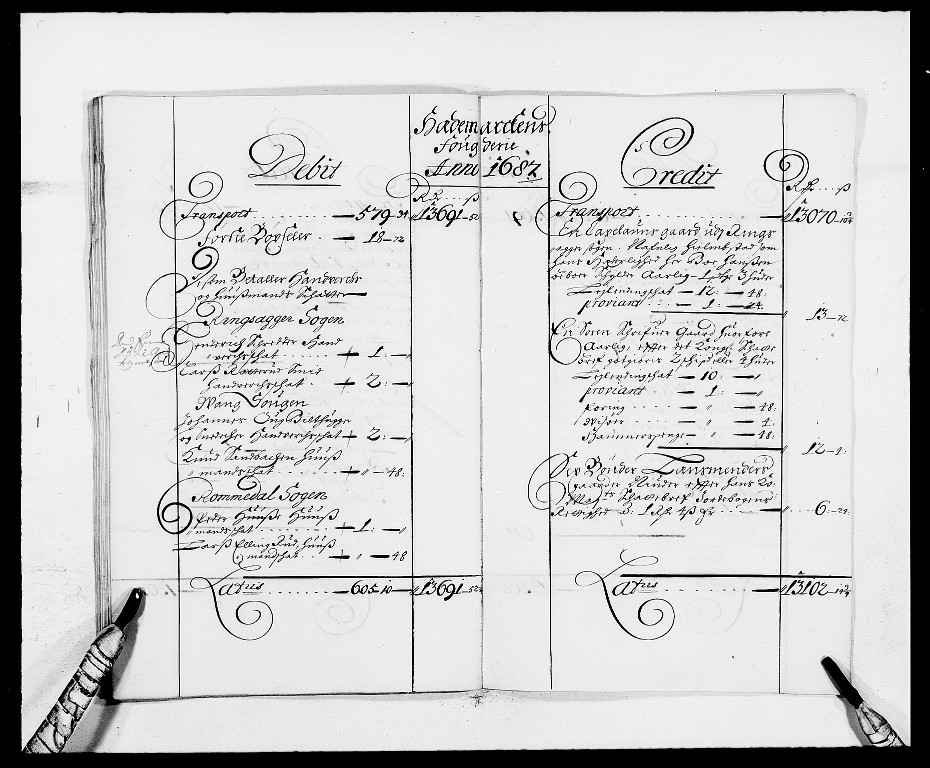 Rentekammeret inntil 1814, Reviderte regnskaper, Fogderegnskap, AV/RA-EA-4092/R16/L1028: Fogderegnskap Hedmark, 1687, p. 14