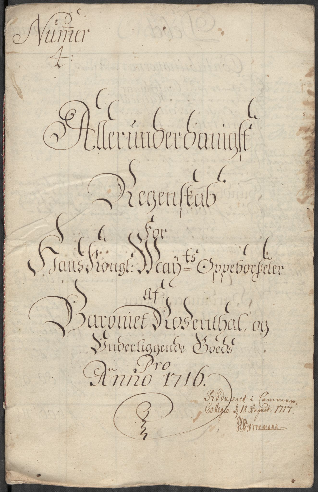 Rentekammeret inntil 1814, Reviderte regnskaper, Fogderegnskap, RA/EA-4092/R49/L3139: Fogderegnskap Rosendal Baroni, 1715-1717, p. 107