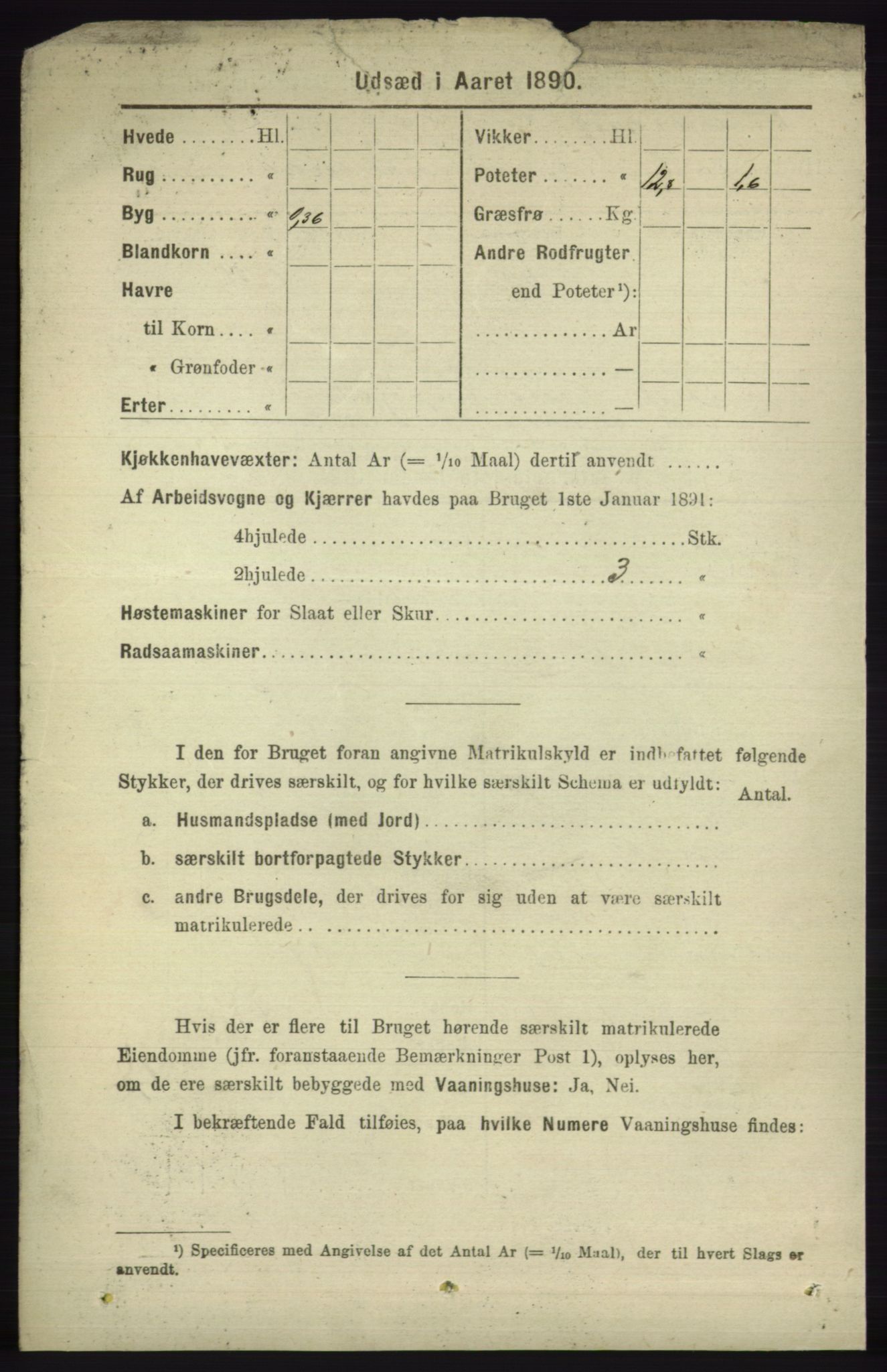 RA, 1891 census for 1230 Ullensvang, 1891, p. 6668