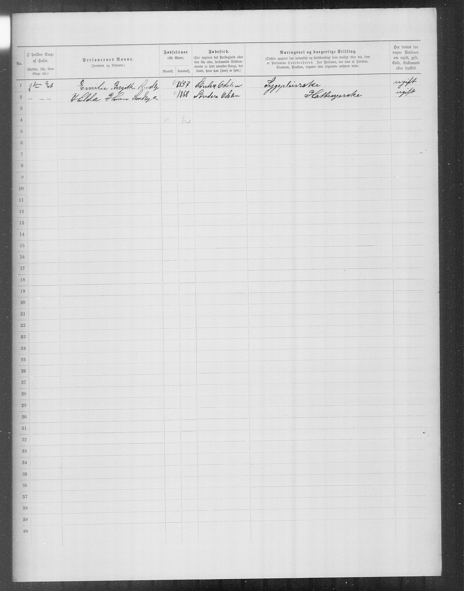 OBA, Municipal Census 1899 for Kristiania, 1899, p. 14681