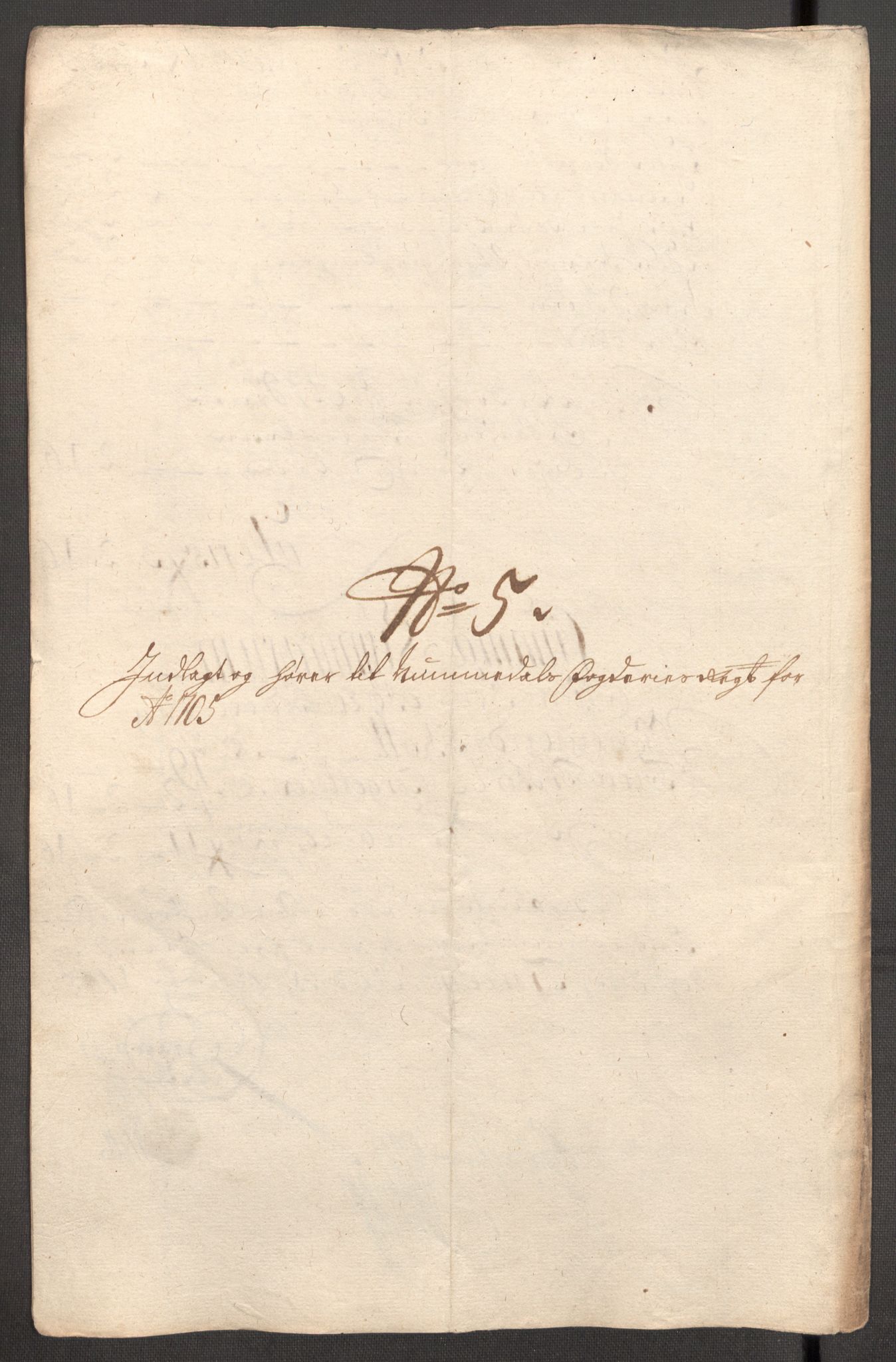 Rentekammeret inntil 1814, Reviderte regnskaper, Fogderegnskap, AV/RA-EA-4092/R64/L4429: Fogderegnskap Namdal, 1705-1706, p. 99