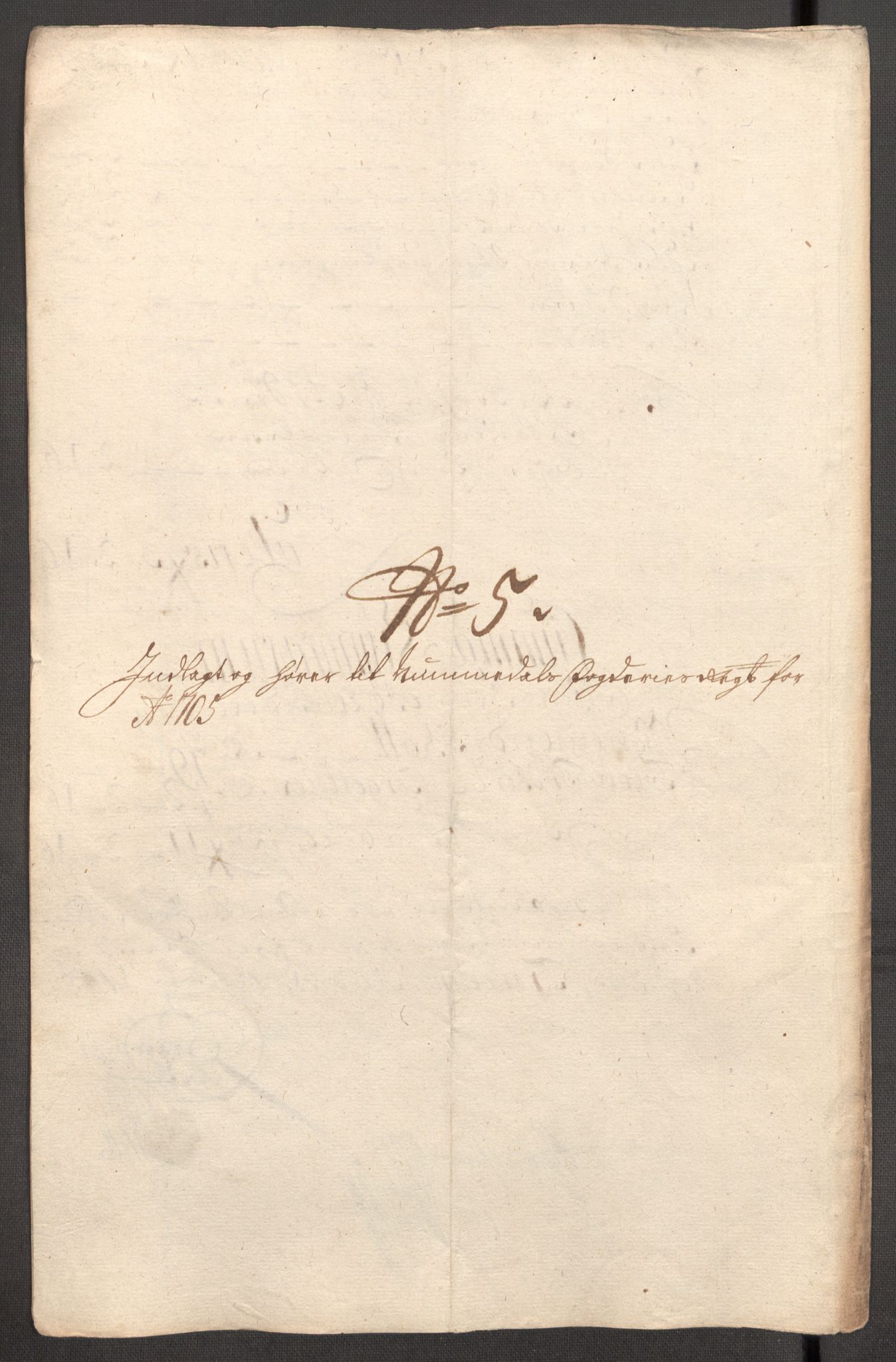 Rentekammeret inntil 1814, Reviderte regnskaper, Fogderegnskap, RA/EA-4092/R64/L4429: Fogderegnskap Namdal, 1705-1706, p. 99