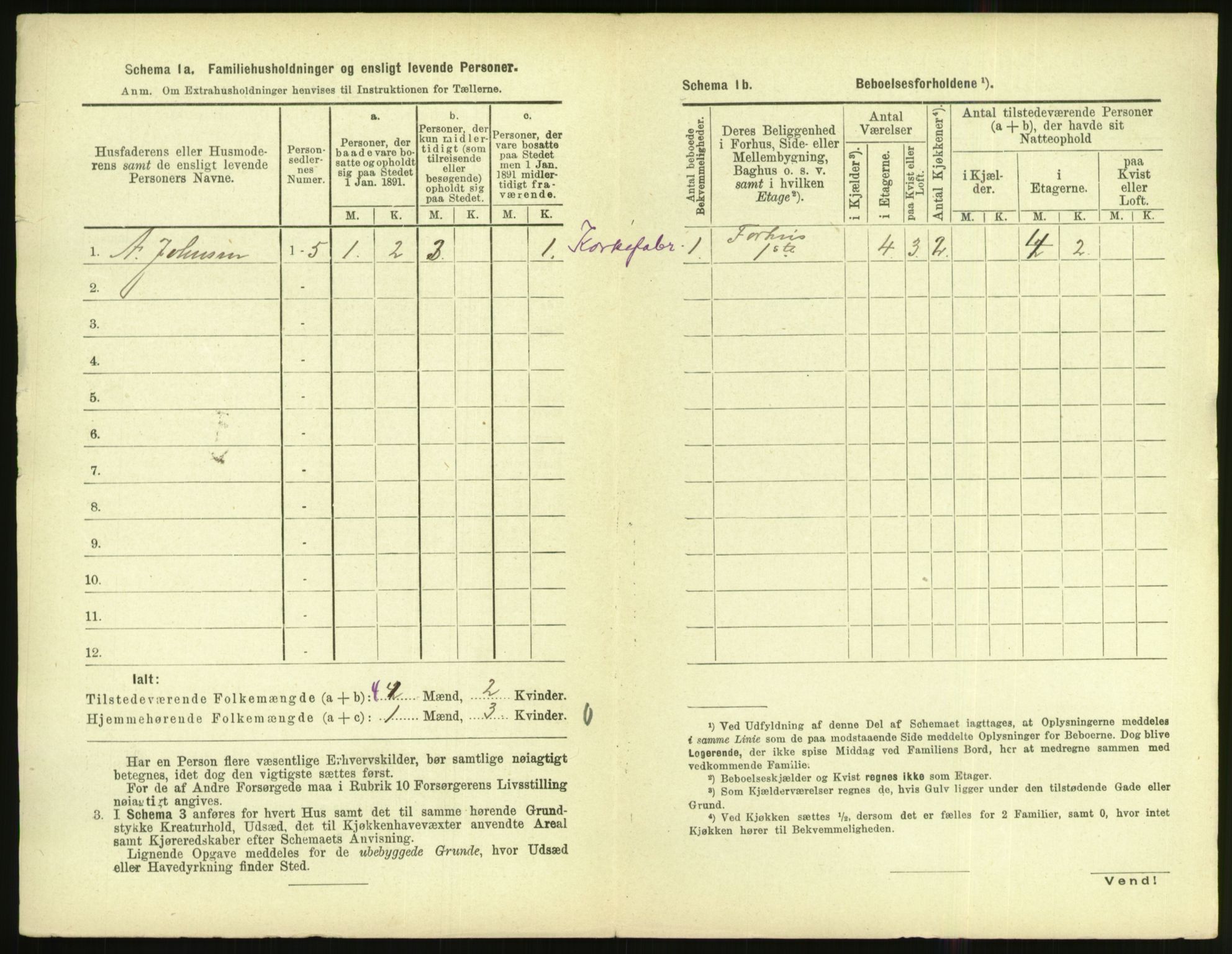 RA, 1891 census for 1002 Mandal, 1891, p. 594