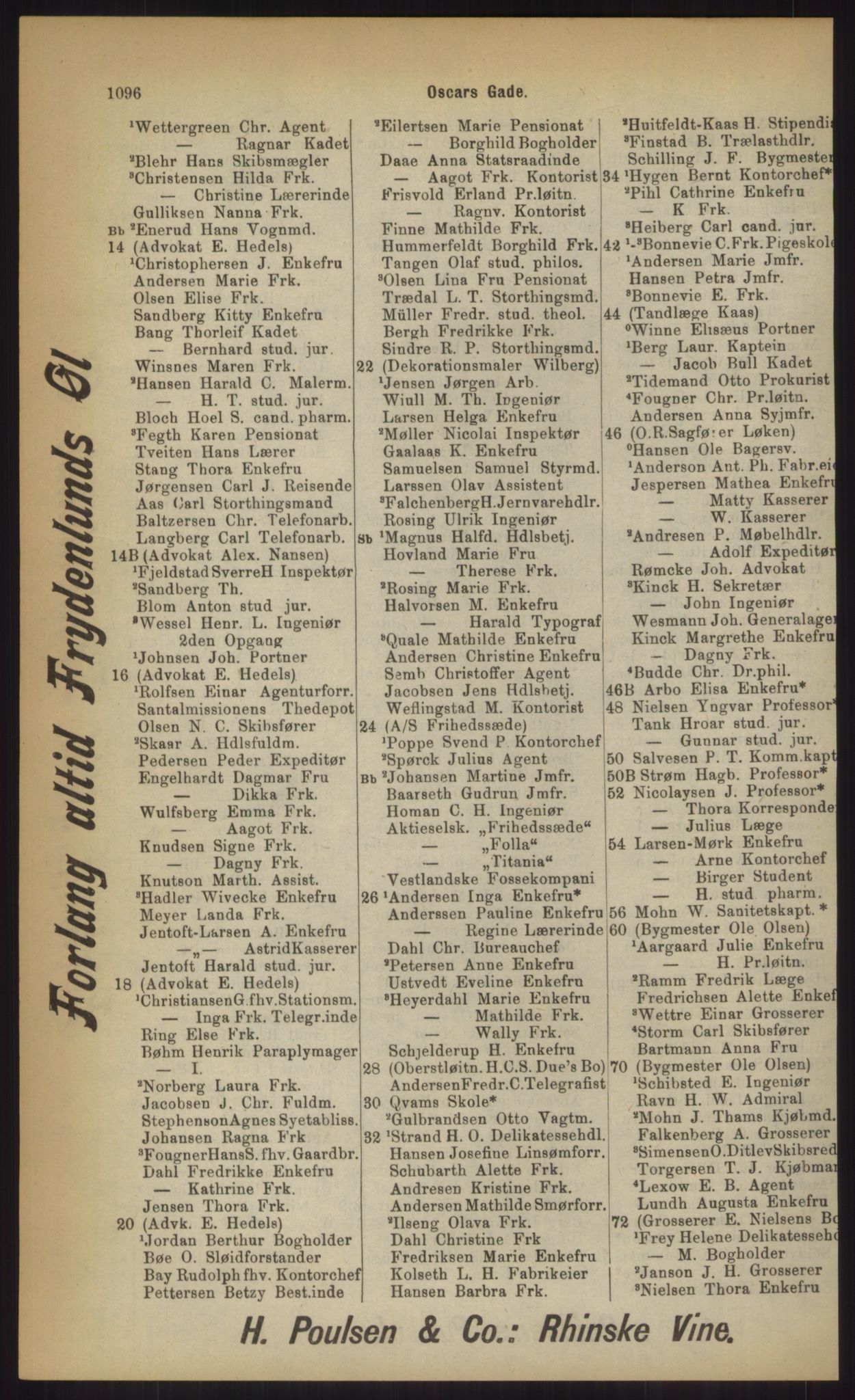 Kristiania/Oslo adressebok, PUBL/-, 1903, p. 1096