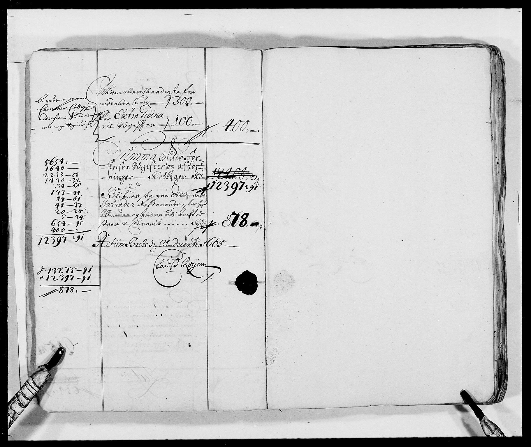 Rentekammeret inntil 1814, Reviderte regnskaper, Fogderegnskap, RA/EA-4092/R32/L1839: Fogderegnskap Jarlsberg grevskap, 1664-1673, p. 29