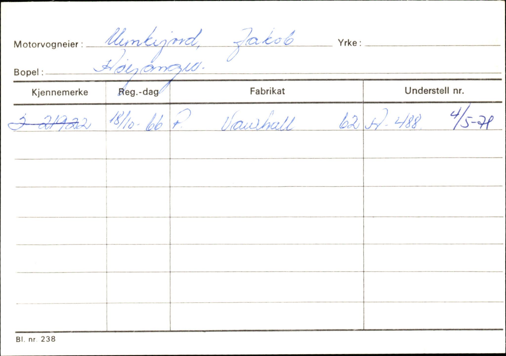 Statens vegvesen, Sogn og Fjordane vegkontor, AV/SAB-A-5301/4/F/L0130: Eigarregister Eid T-Å. Høyanger A-O, 1945-1975, p. 2167