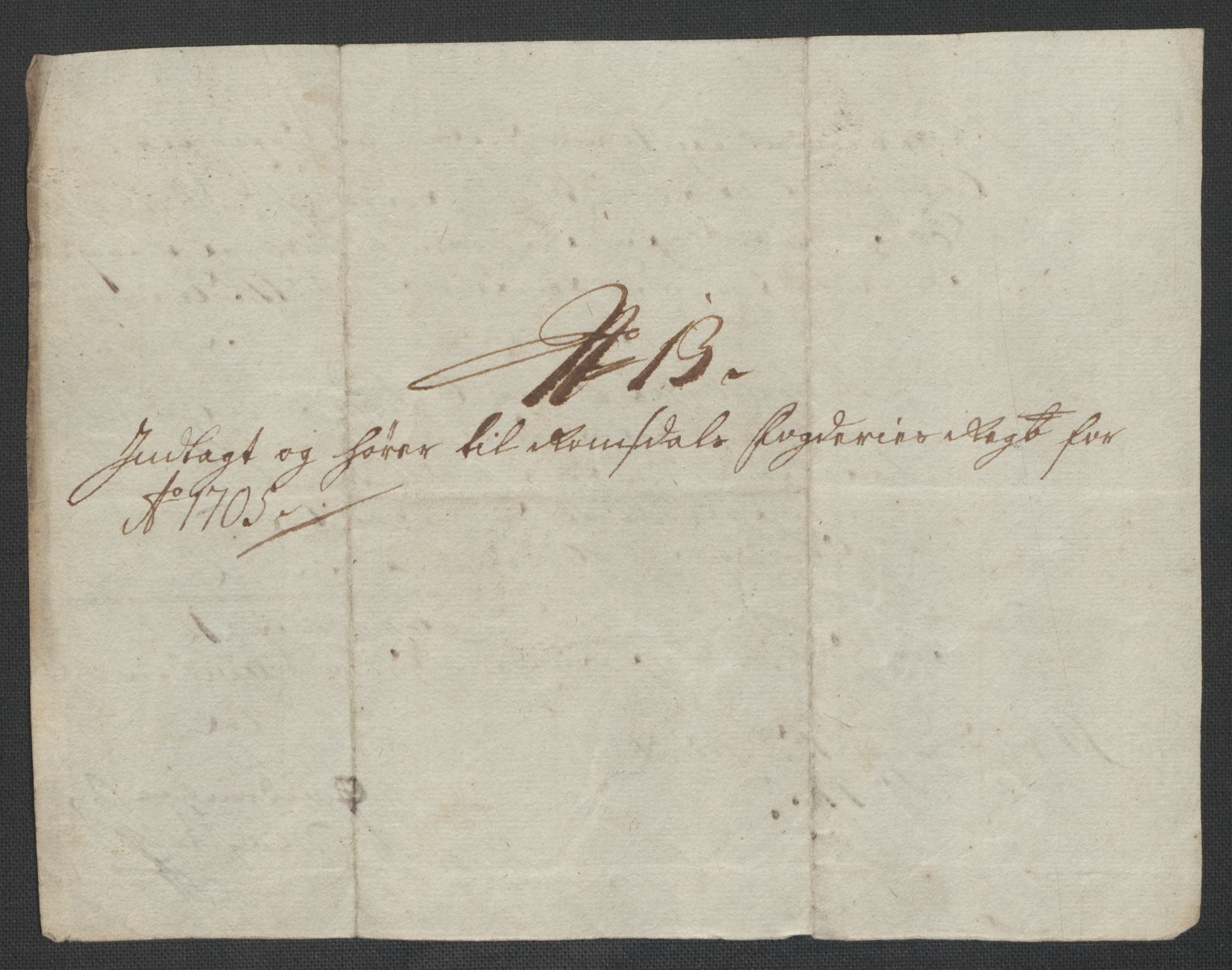 Rentekammeret inntil 1814, Reviderte regnskaper, Fogderegnskap, AV/RA-EA-4092/R55/L3656: Fogderegnskap Romsdal, 1703-1705, p. 471