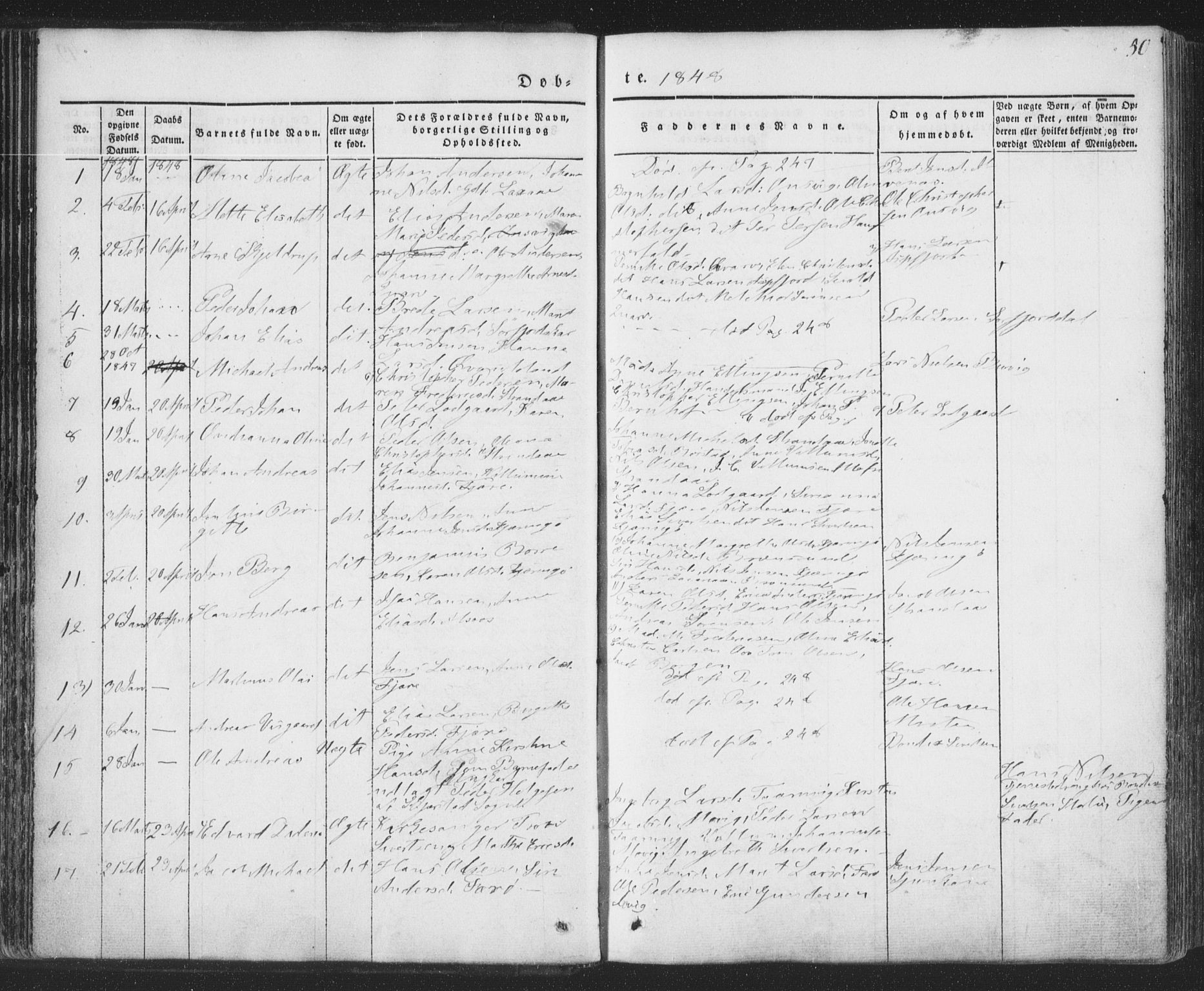 Ministerialprotokoller, klokkerbøker og fødselsregistre - Nordland, AV/SAT-A-1459/853/L0769: Parish register (official) no. 853A08, 1836-1856, p. 50