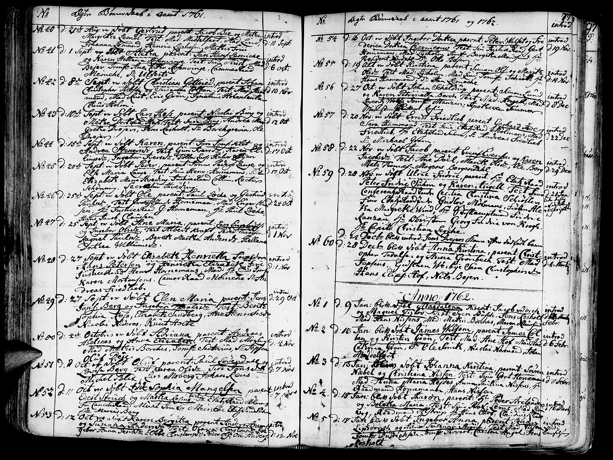 Ministerialprotokoller, klokkerbøker og fødselsregistre - Sør-Trøndelag, SAT/A-1456/602/L0103: Parish register (official) no. 602A01, 1732-1774, p. 77