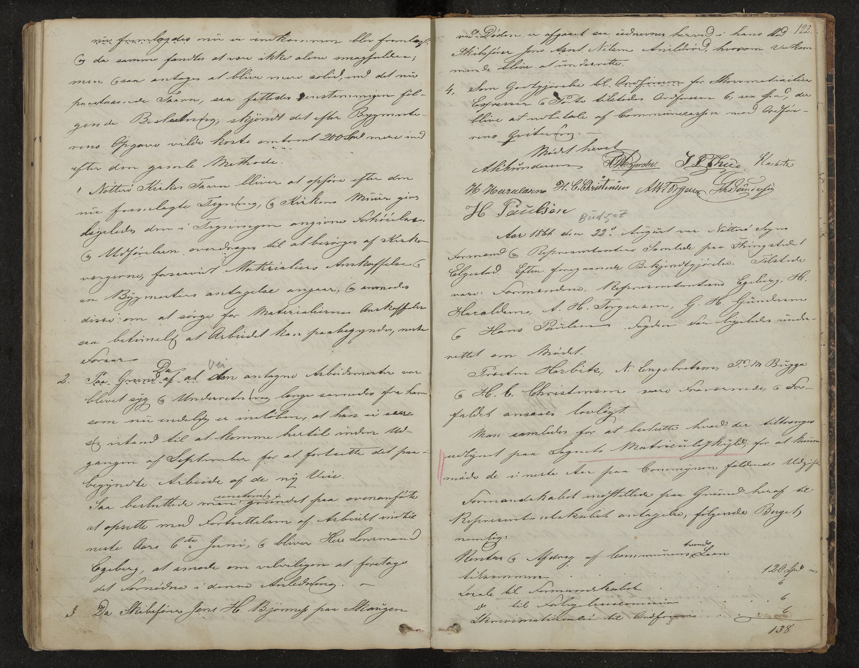 Nøtterøy formannskap og sentraladministrasjon, IKAK/0722021-1/A/Aa/L0001: Møtebok, 1837-1862, p. 122