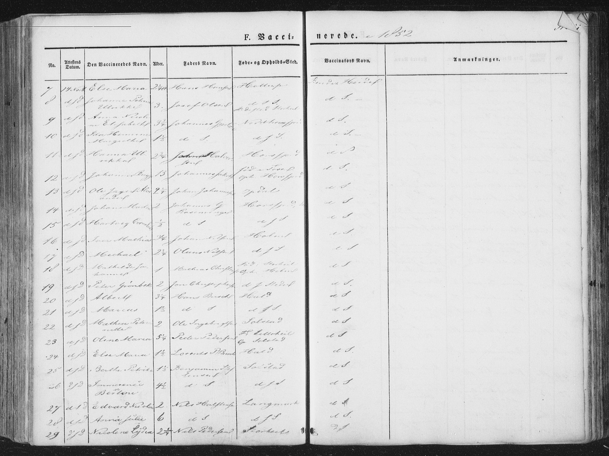 Ministerialprotokoller, klokkerbøker og fødselsregistre - Nordland, AV/SAT-A-1459/810/L0144: Parish register (official) no. 810A07 /1, 1841-1862, p. 310