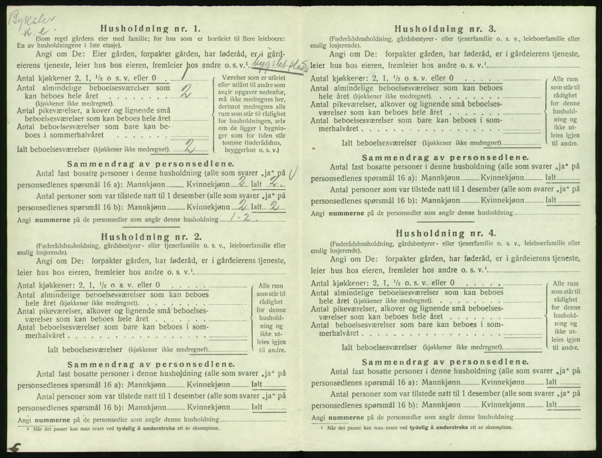 SAT, 1920 census for Norddal, 1920, p. 46