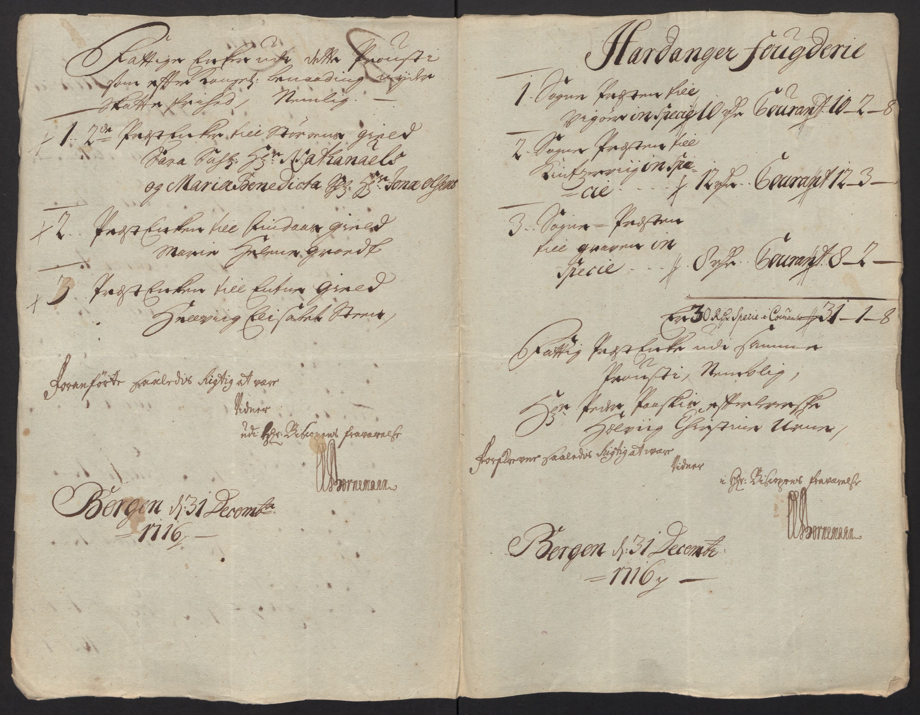 Rentekammeret inntil 1814, Reviderte regnskaper, Fogderegnskap, RA/EA-4092/R48/L2992: Fogderegnskap Sunnhordland og Hardanger, 1716, p. 46