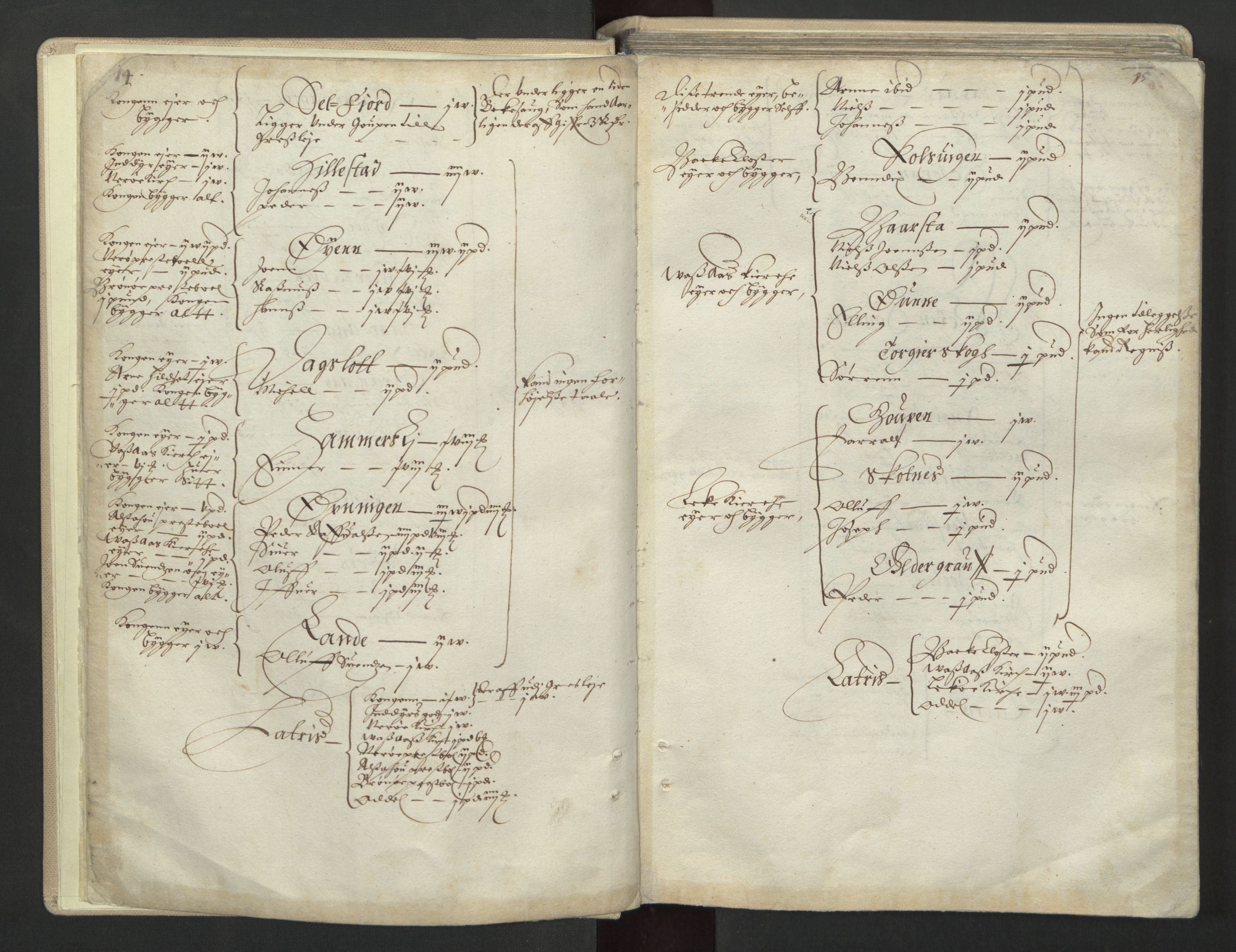 Rentekammeret inntil 1814, Realistisk ordnet avdeling, AV/RA-EA-4070/L/L0030/0001: Nordland lagdømme: / Alminnelig jordebok for Helgeland, Salten, Lofoten, Vesterålen, Andenes og Senja., 1661, p. 14-15