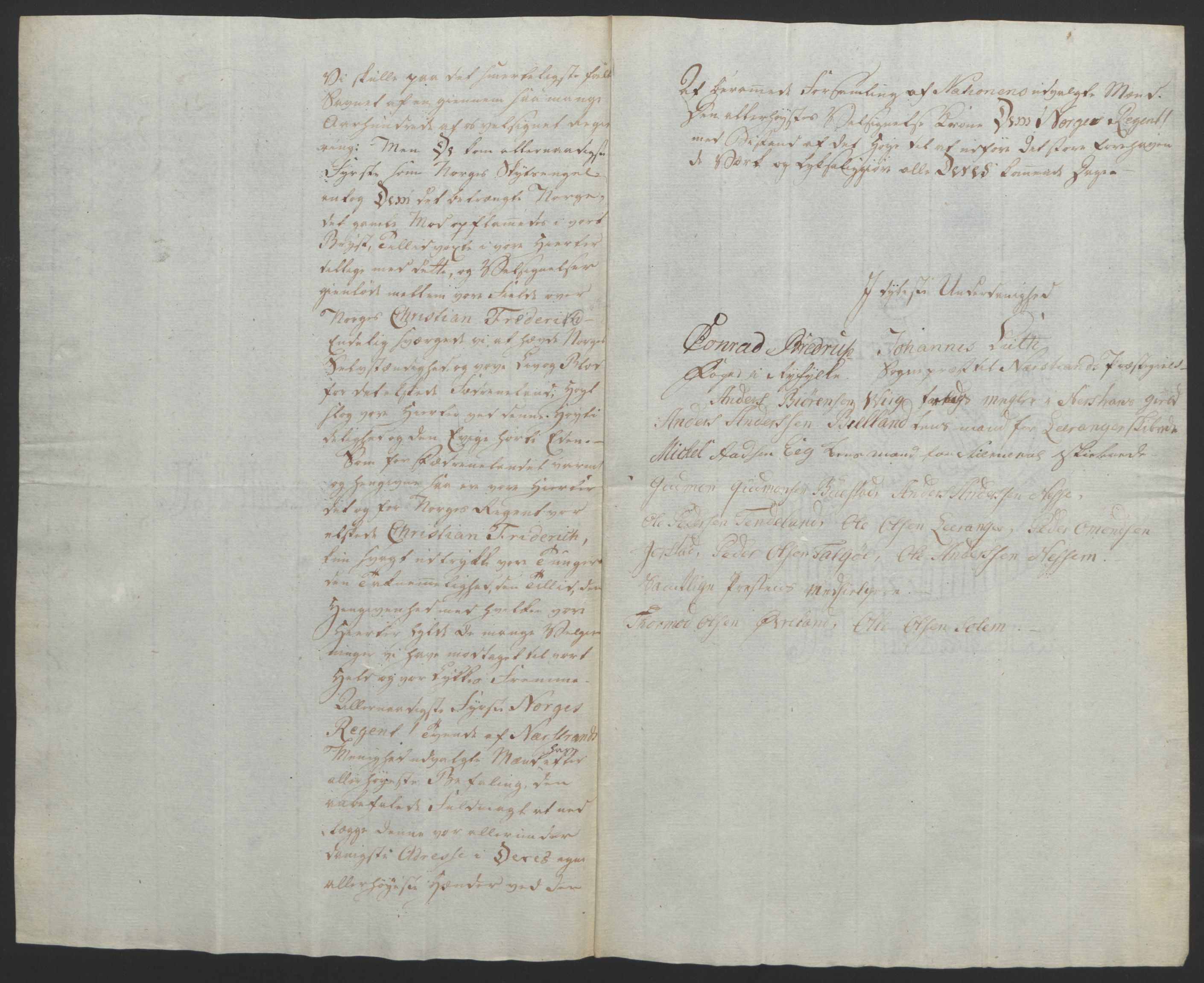 Statsrådssekretariatet, RA/S-1001/D/Db/L0008: Fullmakter for Eidsvollsrepresentantene i 1814. , 1814, p. 237