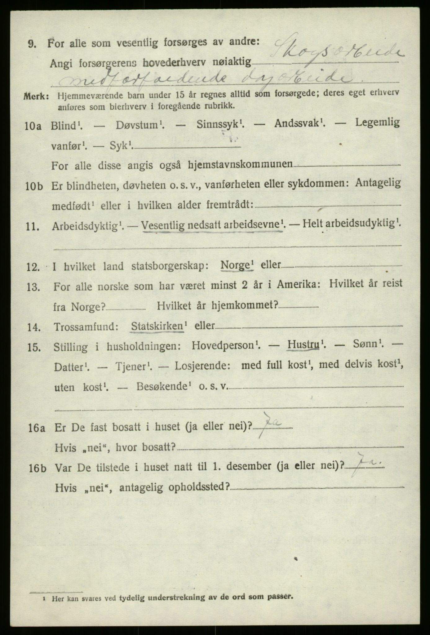 SAB, 1920 census for Innvik, 1920, p. 4642