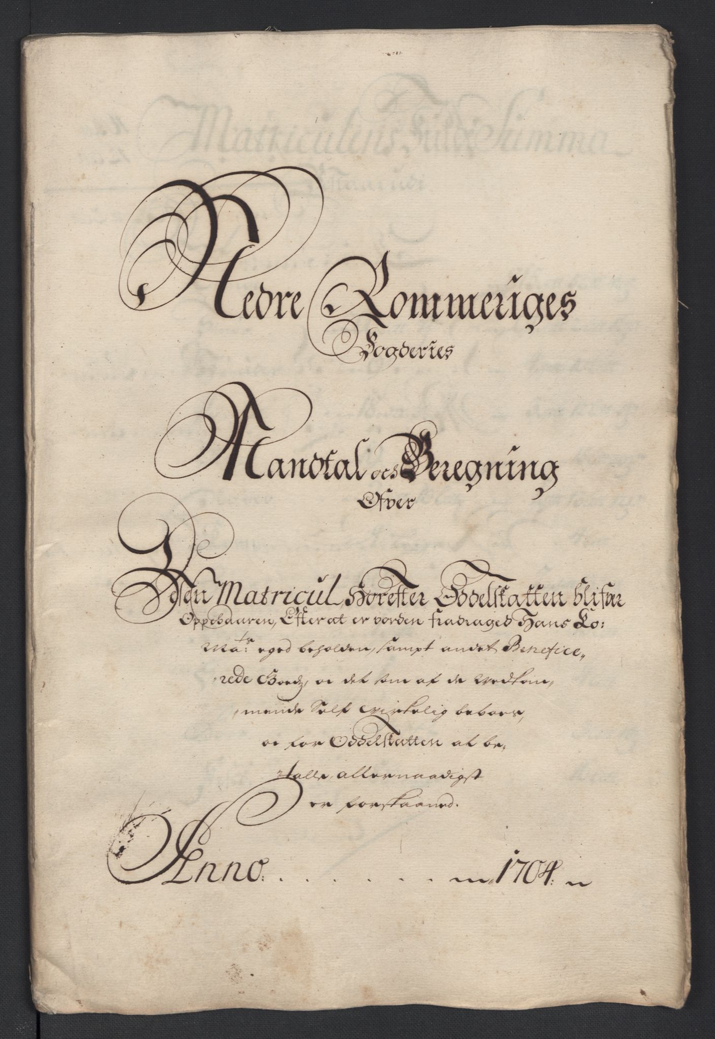 Rentekammeret inntil 1814, Reviderte regnskaper, Fogderegnskap, AV/RA-EA-4092/R11/L0588: Fogderegnskap Nedre Romerike, 1704, p. 142