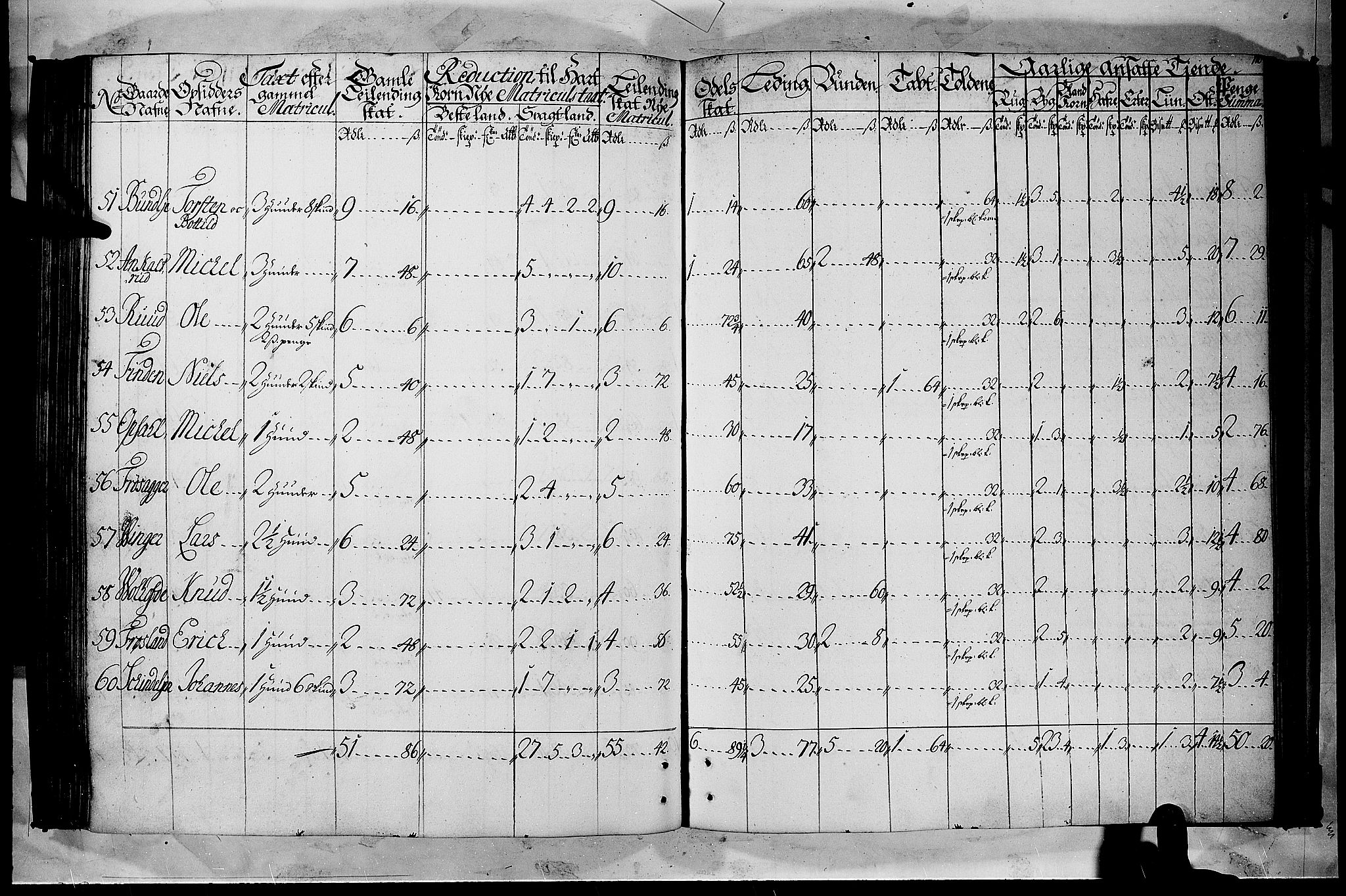 Rentekammeret inntil 1814, Realistisk ordnet avdeling, AV/RA-EA-4070/N/Nb/Nbf/L0105: Hadeland, Toten og Valdres matrikkelprotokoll, 1723, p. 109b-110a