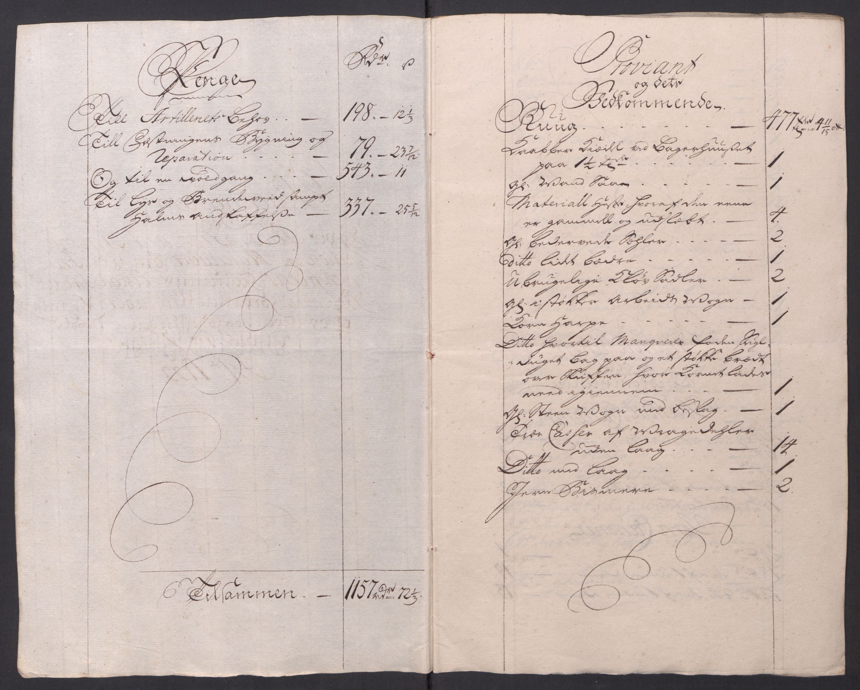 Kommanderende general (KG I) med Det norske krigsdirektorium, AV/RA-EA-5419/D/L0154: Fredriksten festning: Brev, inventarfortegnelser og regnskapsekstrakter, 1730-1739, p. 314