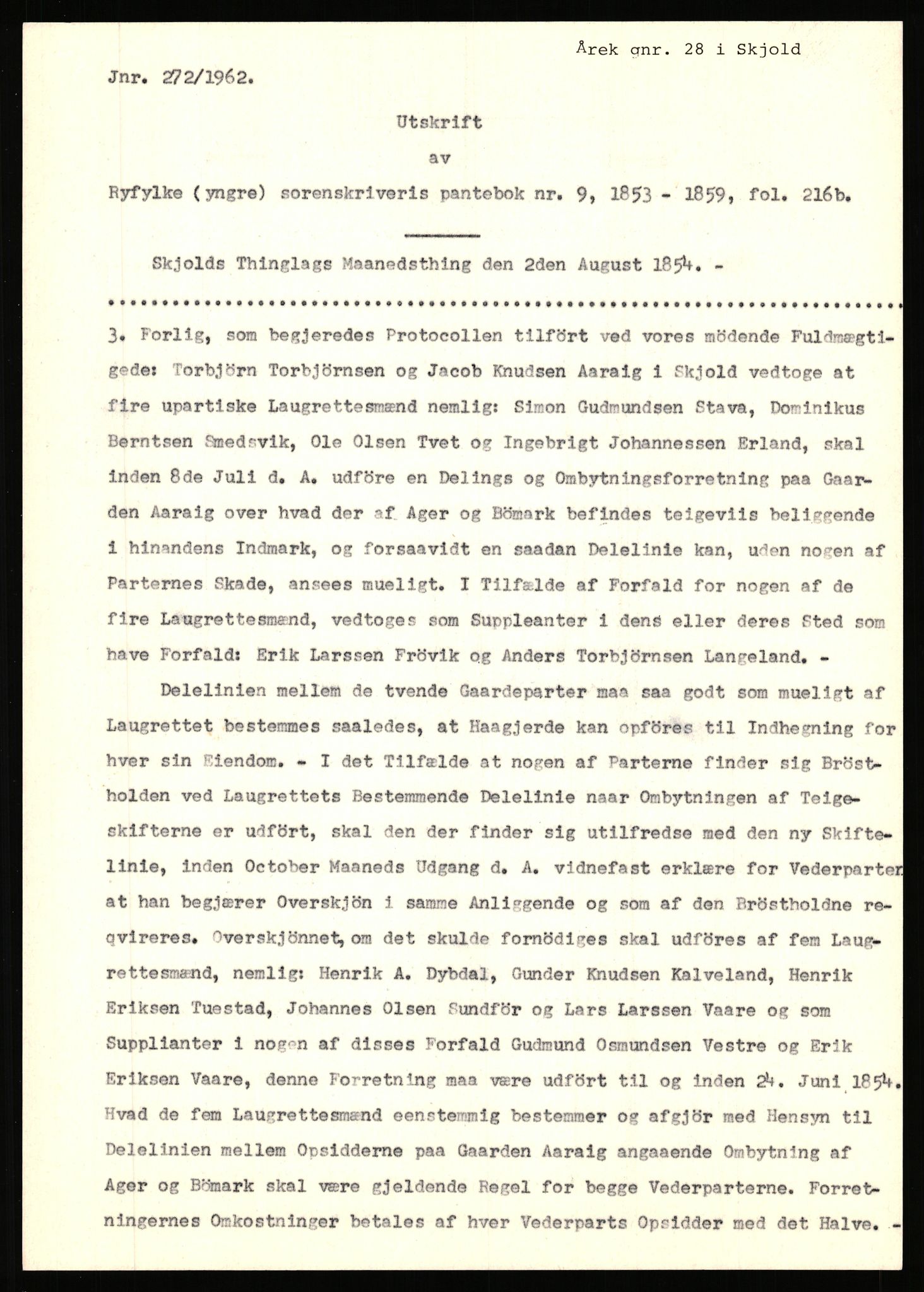 Statsarkivet i Stavanger, SAST/A-101971/03/Y/Yj/L0100: Avskrifter sortert etter gårdsnavn: Ålgård - Årsland, 1750-1930, p. 430