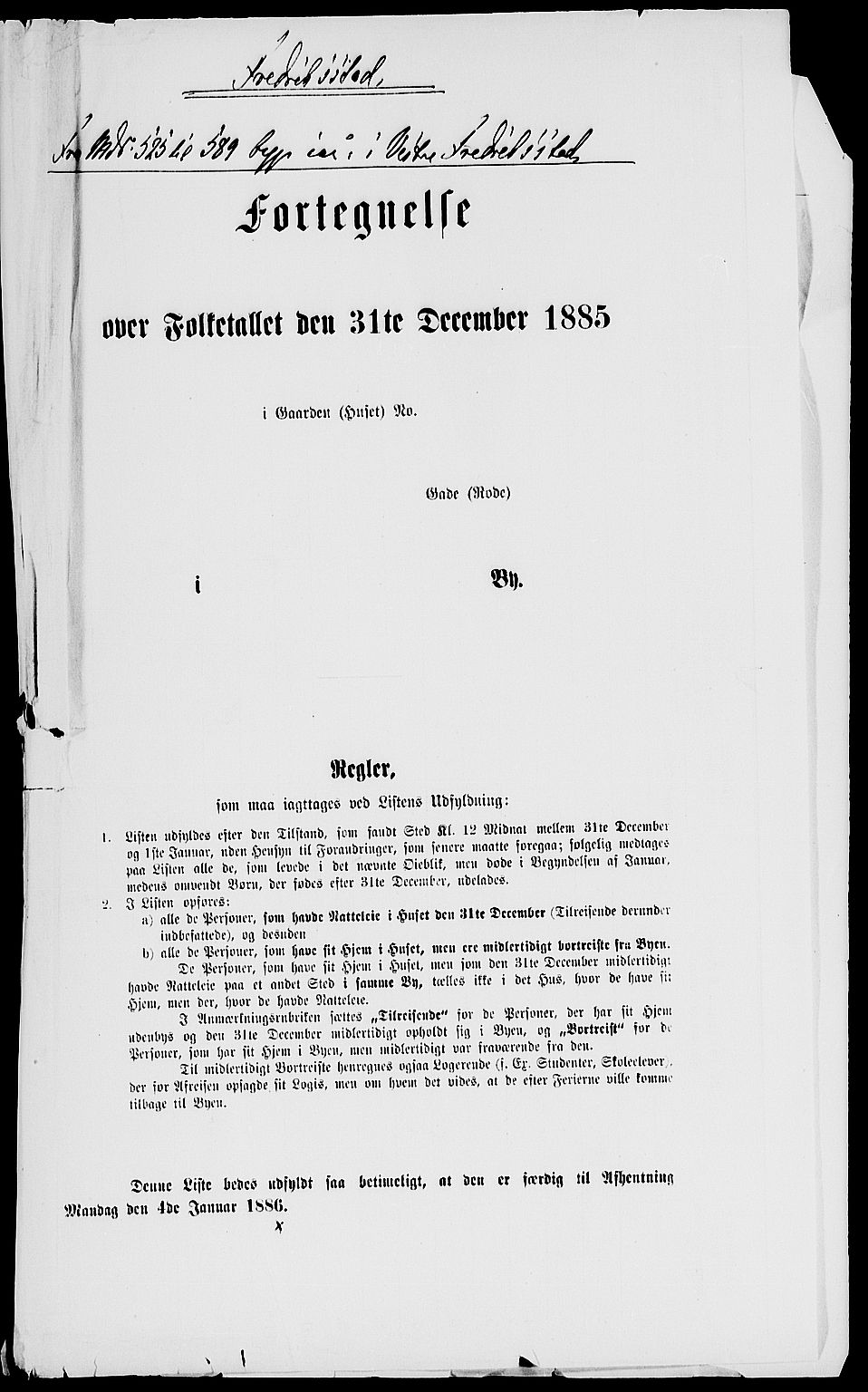 RA, 1885 census for 0103 Fredrikstad, 1885, p. 1441