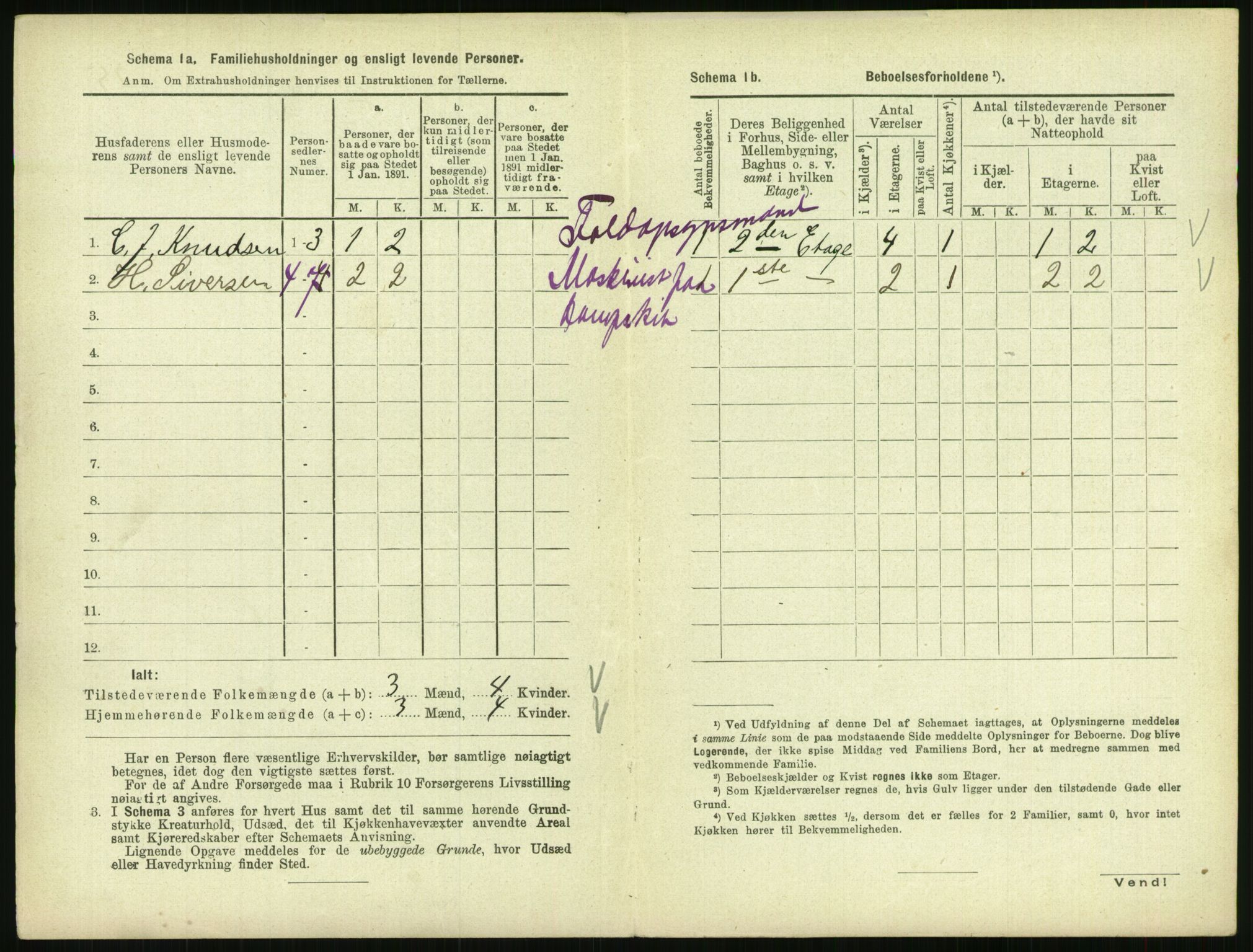 RA, 1891 census for 0801 Kragerø, 1891, p. 469