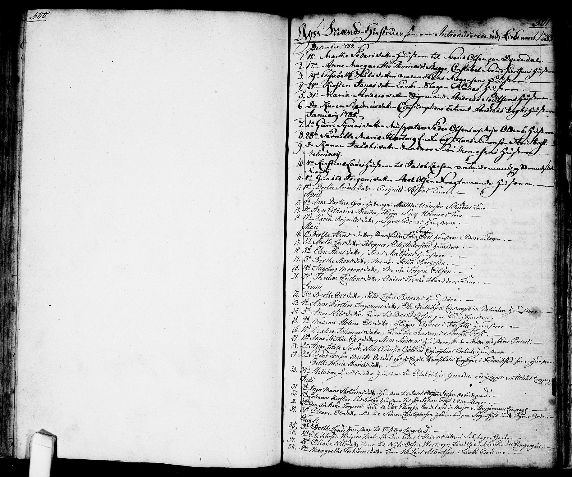 Halden prestekontor Kirkebøker, SAO/A-10909/F/Fa/L0001: Parish register (official) no. I 1, 1758-1791, p. 500-501