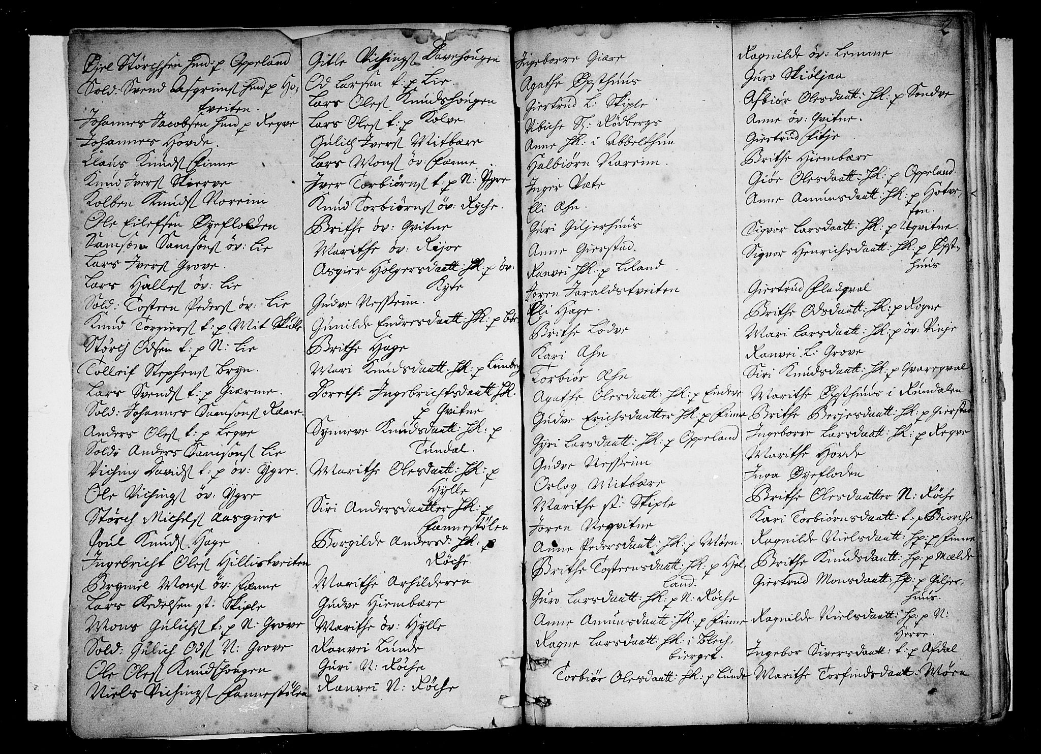 Voss sokneprestembete, AV/SAB-A-79001/H/Haa: Parish register (official) no. A 3, 1726-1730, p. 2