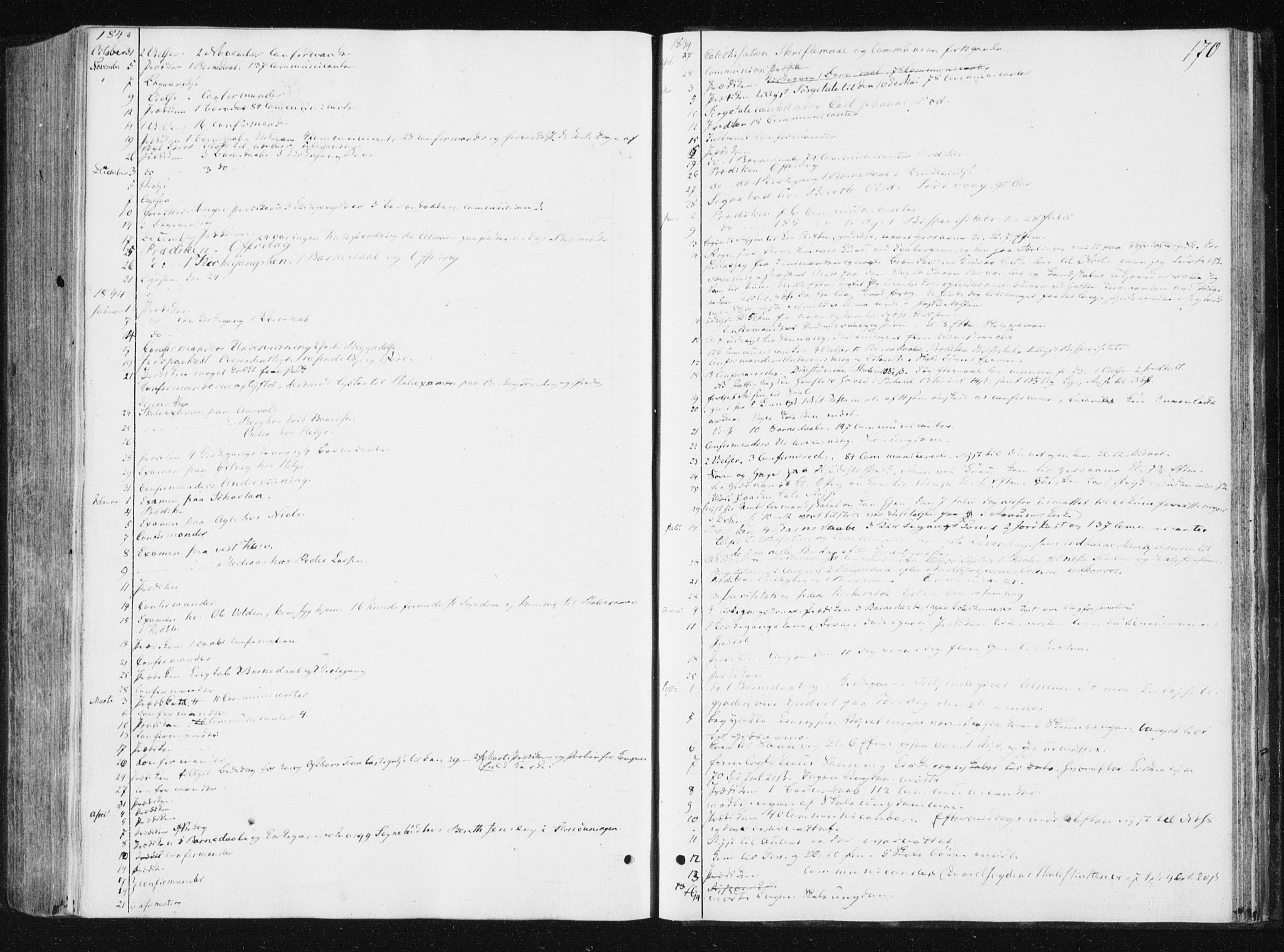 Ministerialprotokoller, klokkerbøker og fødselsregistre - Nord-Trøndelag, AV/SAT-A-1458/749/L0470: Parish register (official) no. 749A04, 1834-1853, p. 170