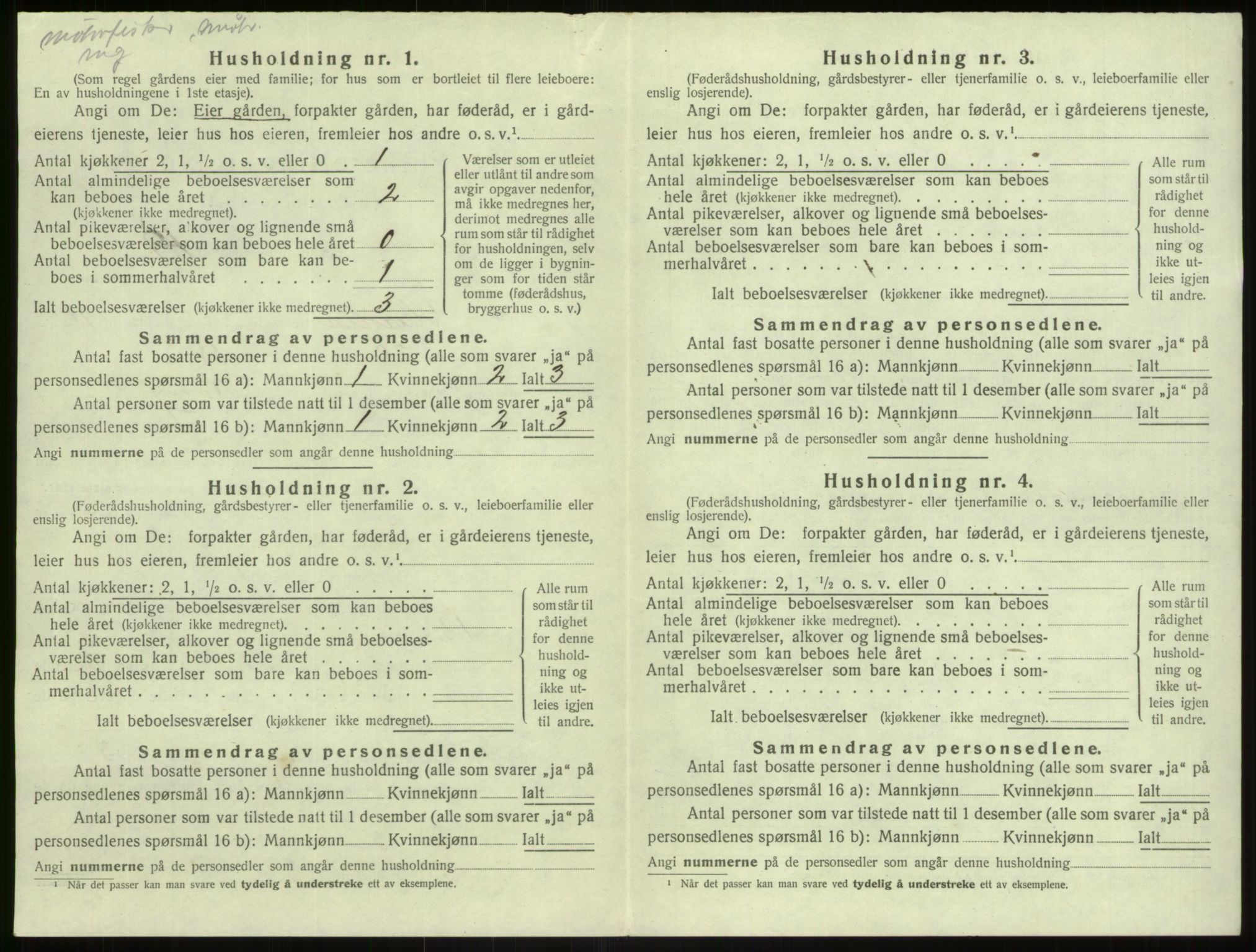 SAB, 1920 census for Herdla, 1920, p. 962