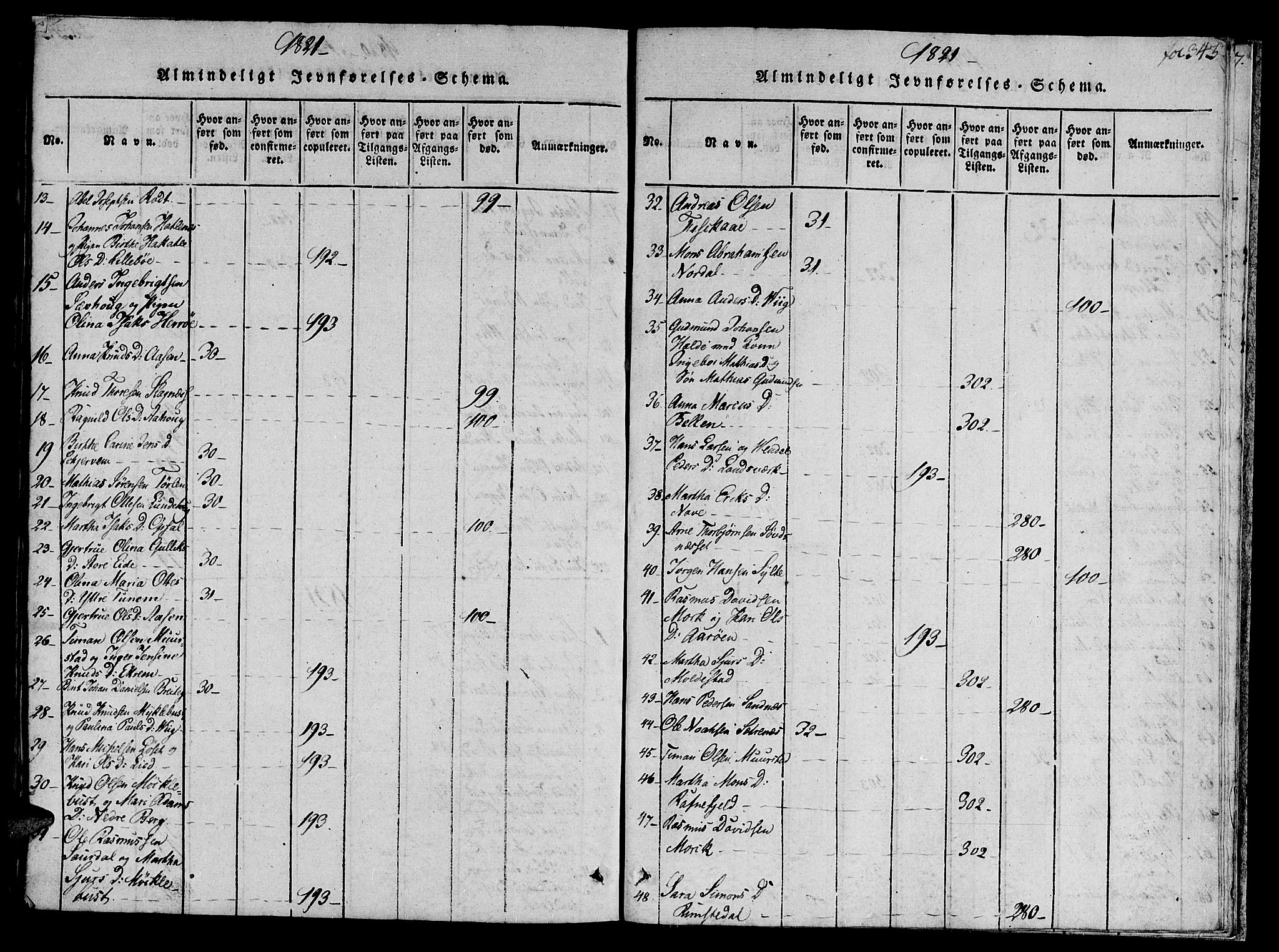 Ministerialprotokoller, klokkerbøker og fødselsregistre - Møre og Romsdal, AV/SAT-A-1454/501/L0004: Parish register (official) no. 501A04, 1816-1831, p. 343