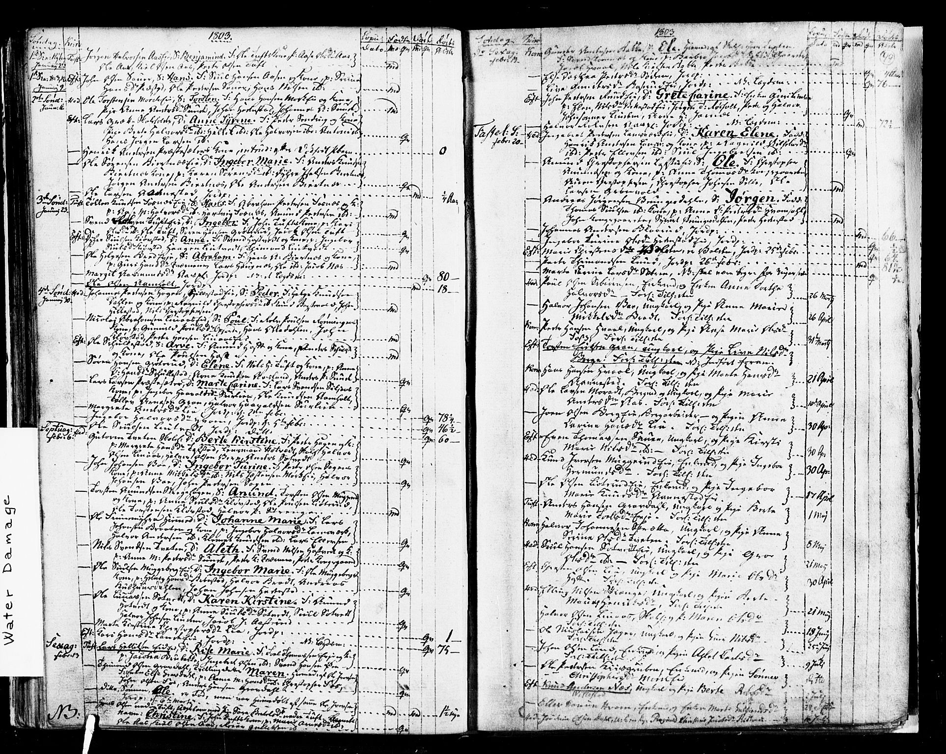 Sandsvær kirkebøker, AV/SAKO-A-244/G/Ga/L0002: Parish register (copy) no. I 2, 1796-1817, p. 49
