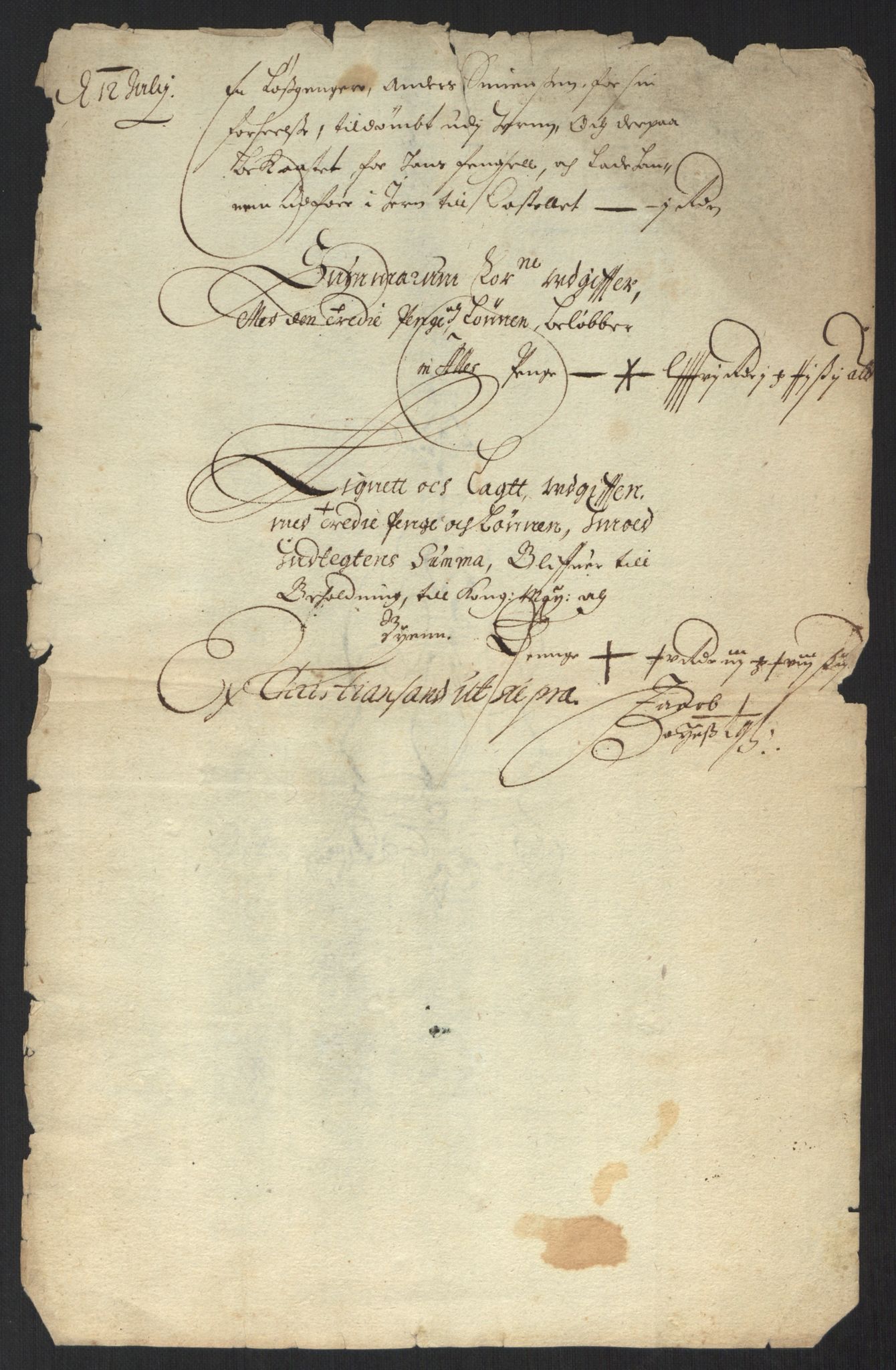 Rentekammeret inntil 1814, Reviderte regnskaper, Byregnskaper, AV/RA-EA-4066/R/Rm/L0284: [M17] Sikt og sakefall, 1658-1680, p. 7
