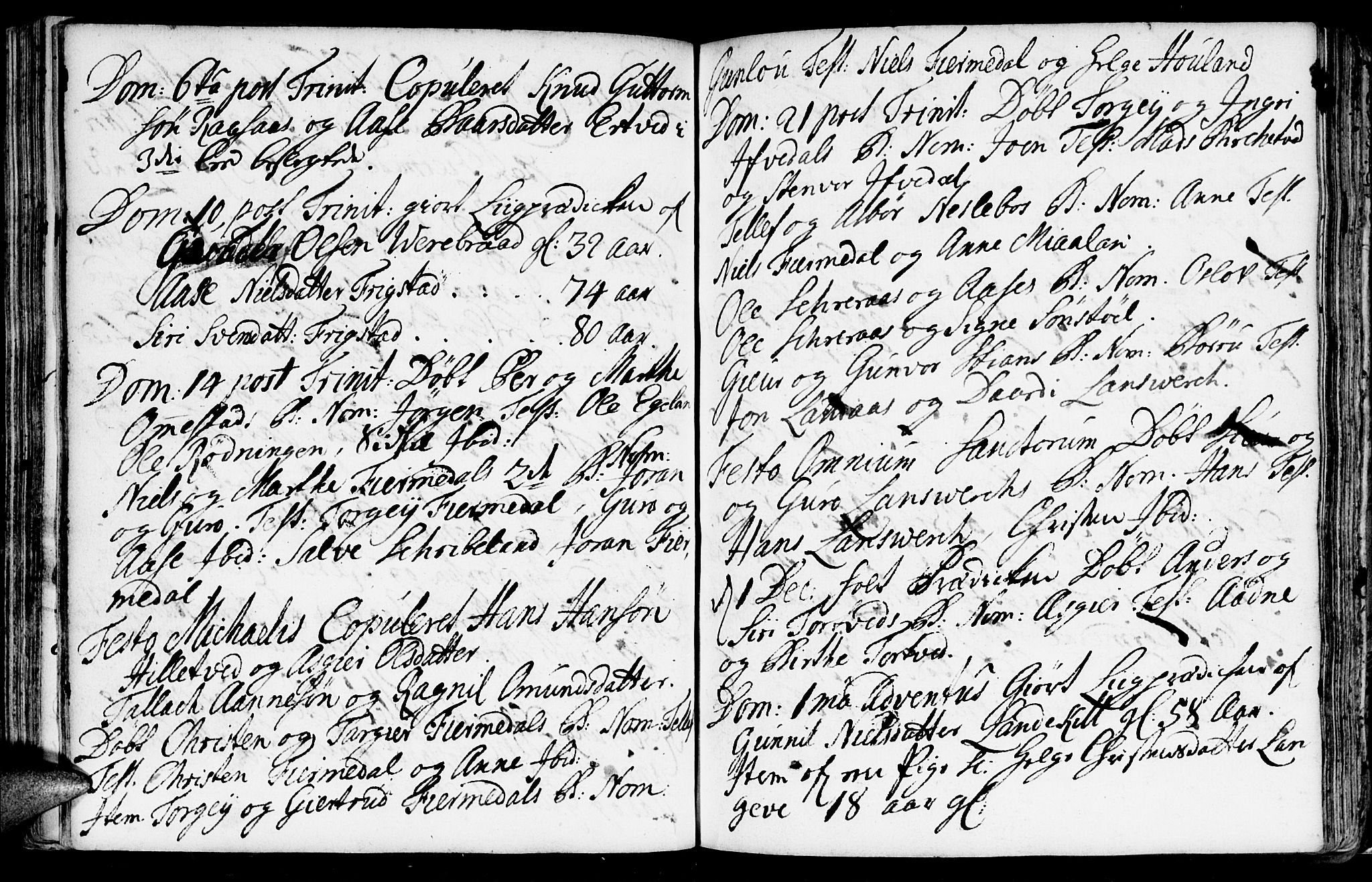 Evje sokneprestkontor, SAK/1111-0008/F/Fa/Fac/L0001: Parish register (official) no. A 1, 1705-1764, p. 177-178