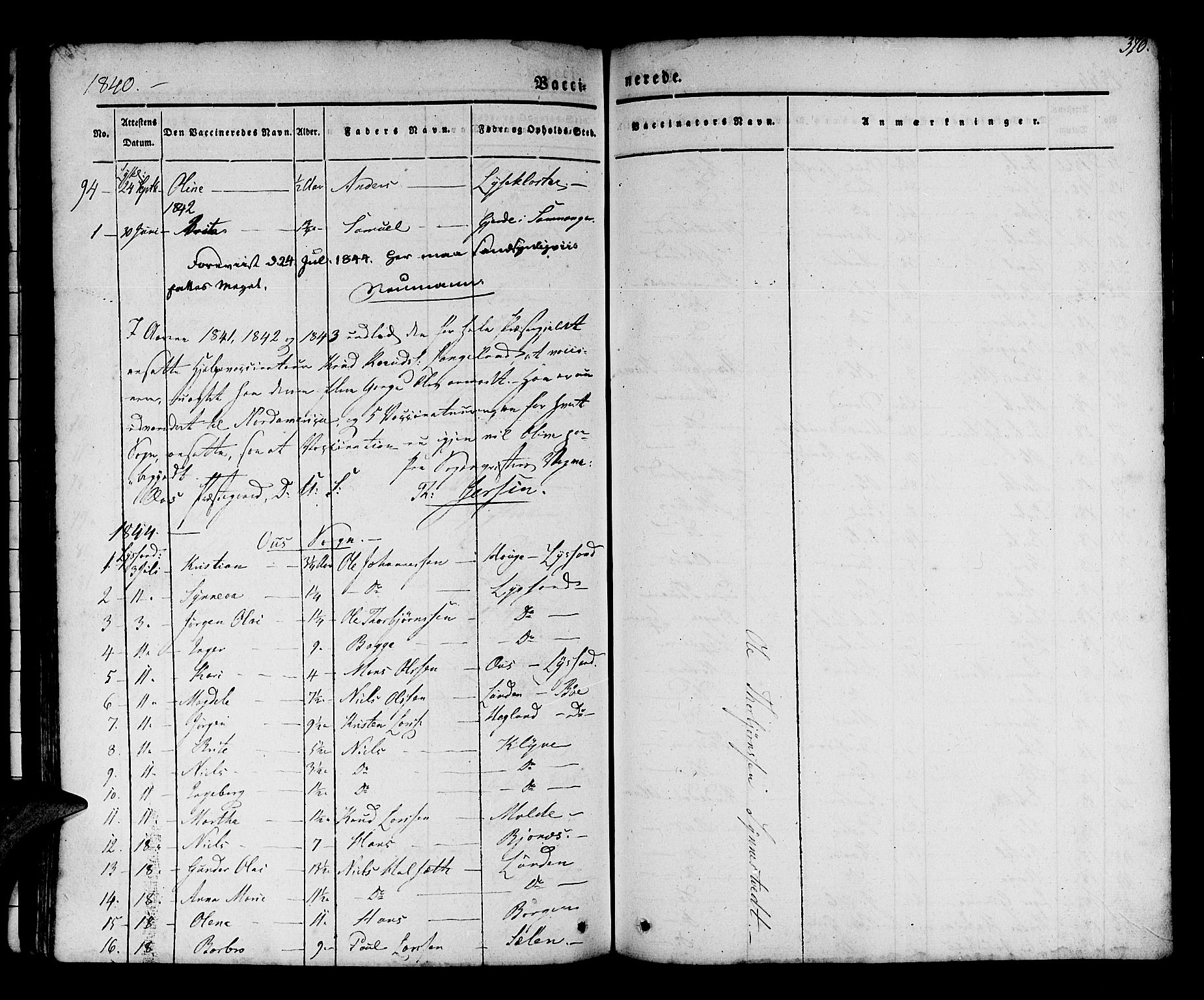 Os sokneprestembete, AV/SAB-A-99929: Parish register (official) no. A 15, 1839-1851, p. 370