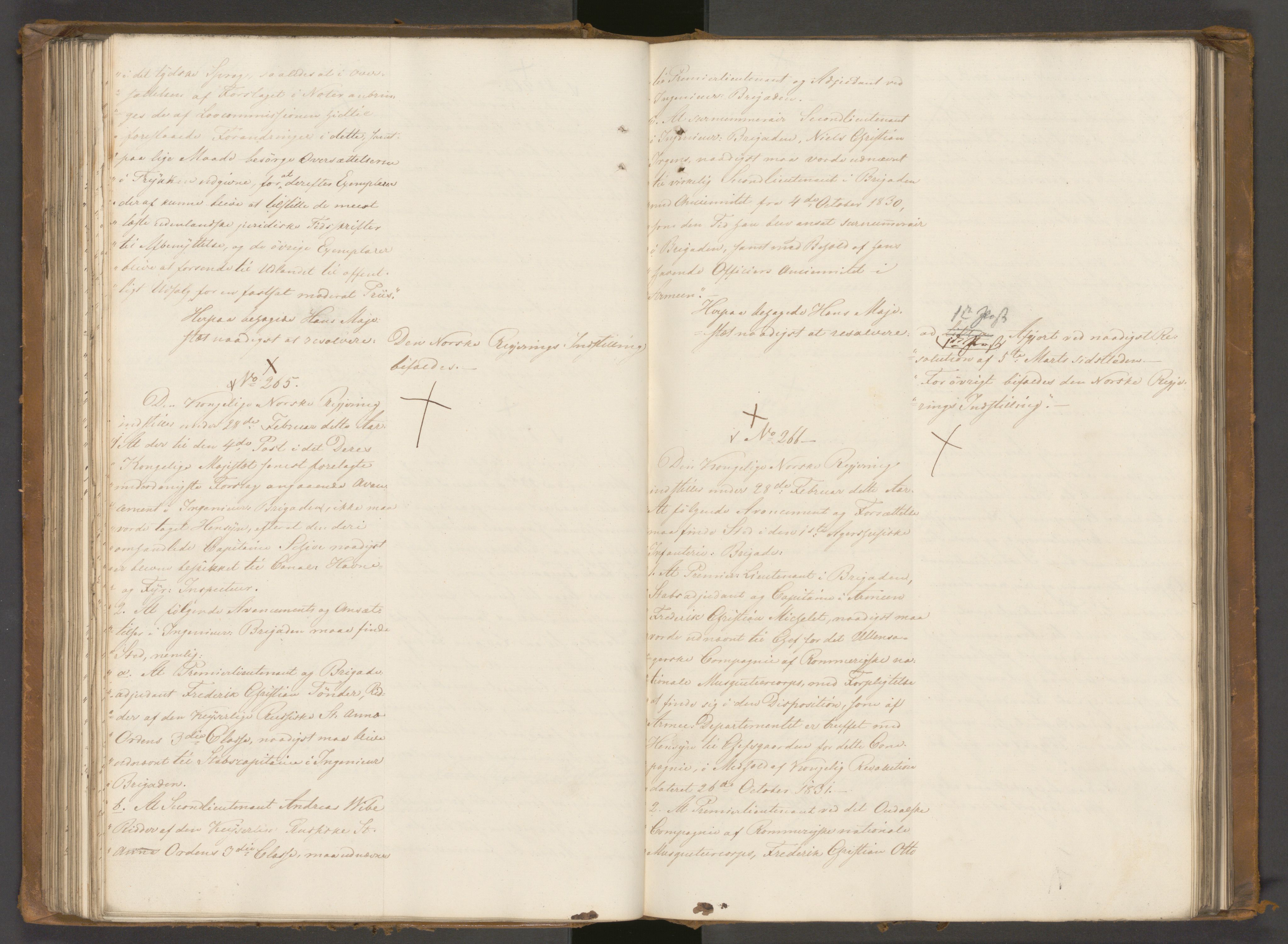 Statsrådssekretariatet, AV/RA-S-1001/A/Ab/L0038: Kgl. res. nr. 1-550, 1. halvår, 1834