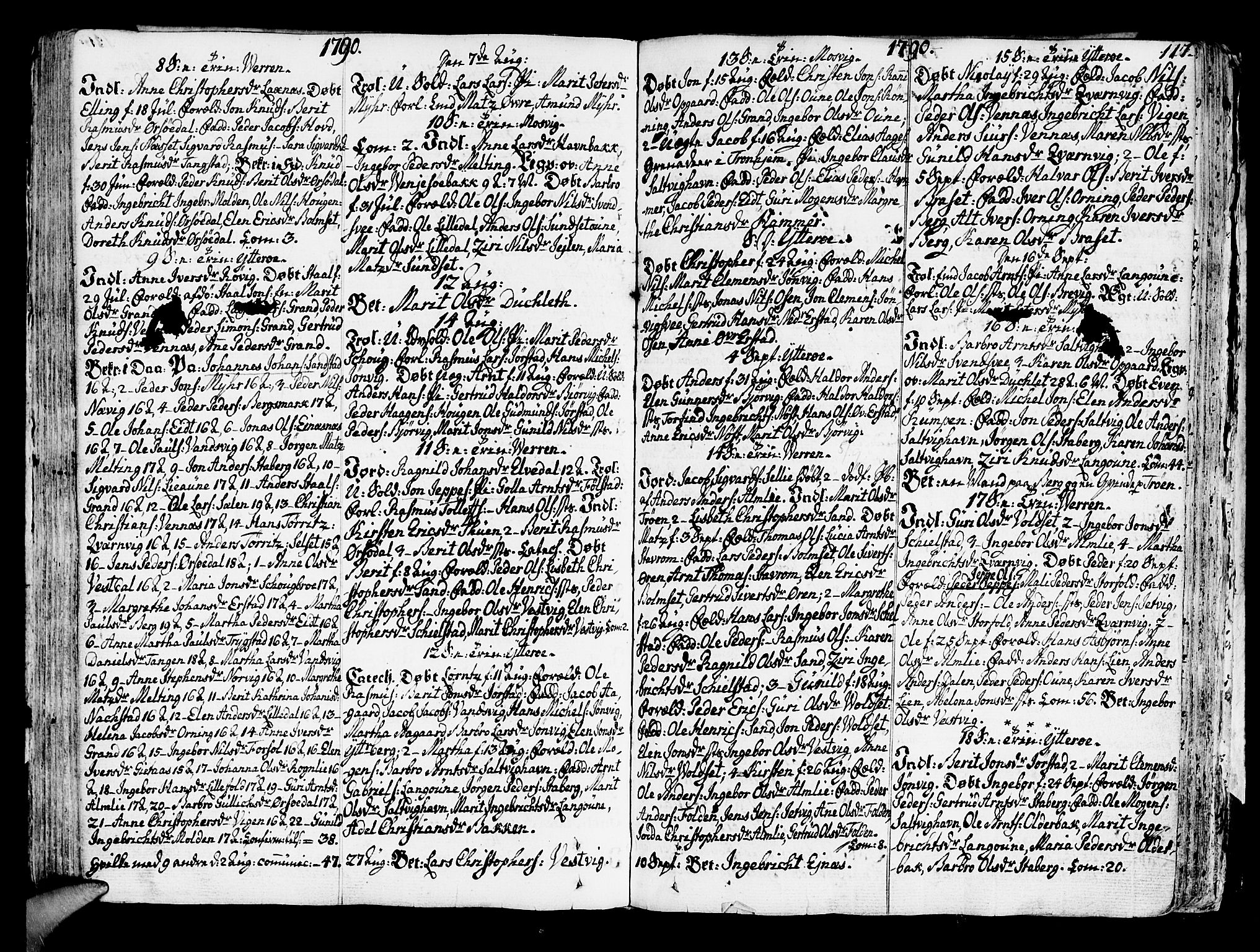 Ministerialprotokoller, klokkerbøker og fødselsregistre - Nord-Trøndelag, SAT/A-1458/722/L0216: Parish register (official) no. 722A03, 1756-1816, p. 117