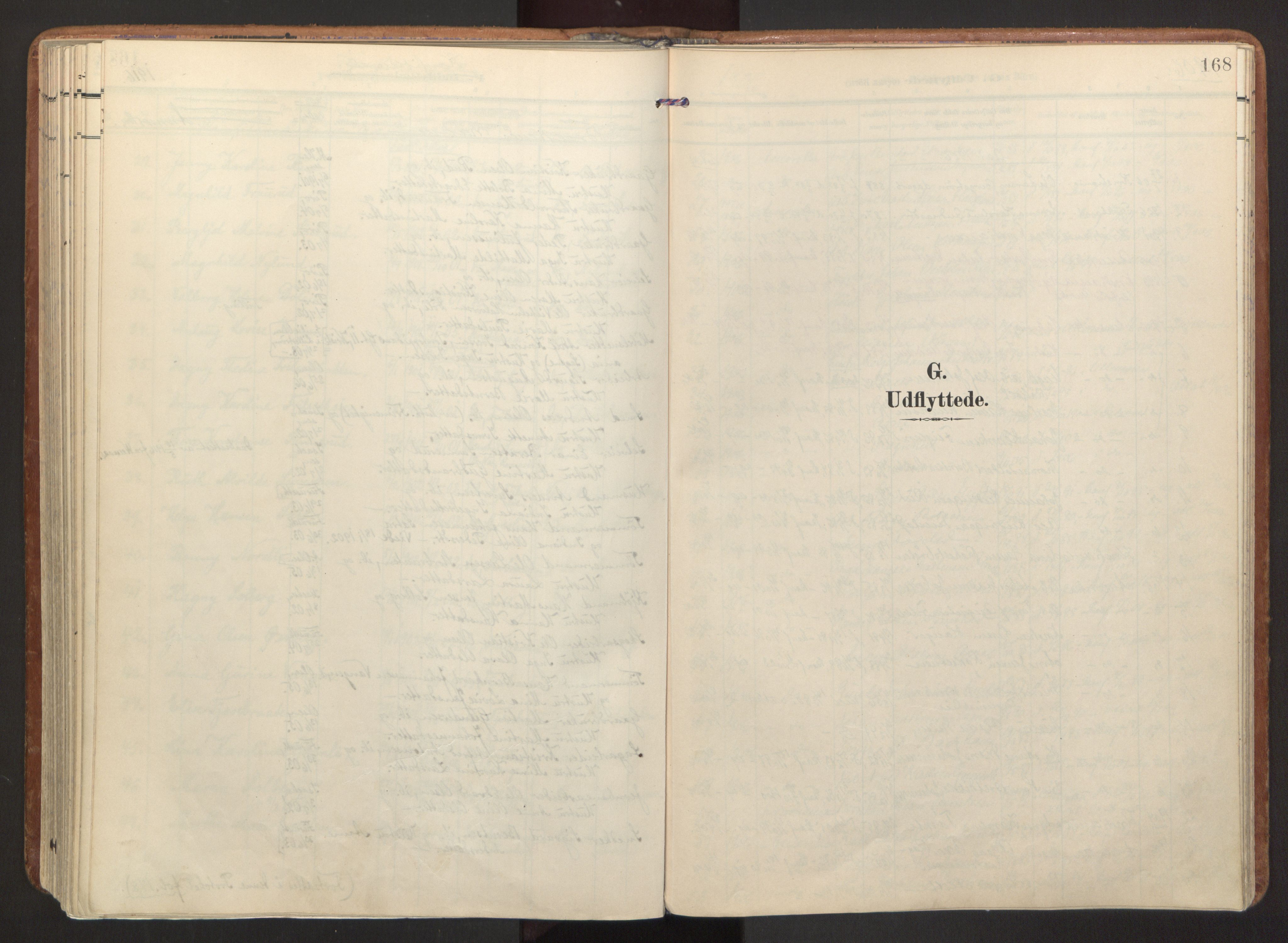 Eidsvoll prestekontor Kirkebøker, SAO/A-10888/F/Fa: Parish register (official) no. I 7, 1905-1920, p. 168