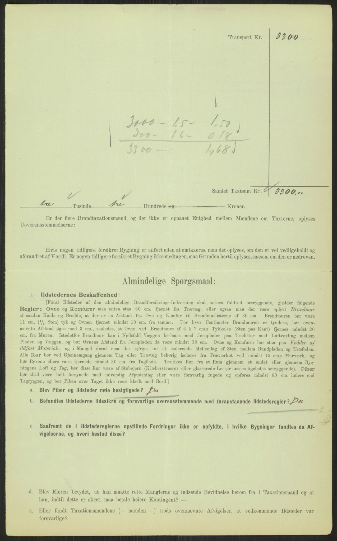 Norges Brannkasse, AV/RA-S-1549/E/Ei/L0072: Holt, 1850-1950, p. 1007