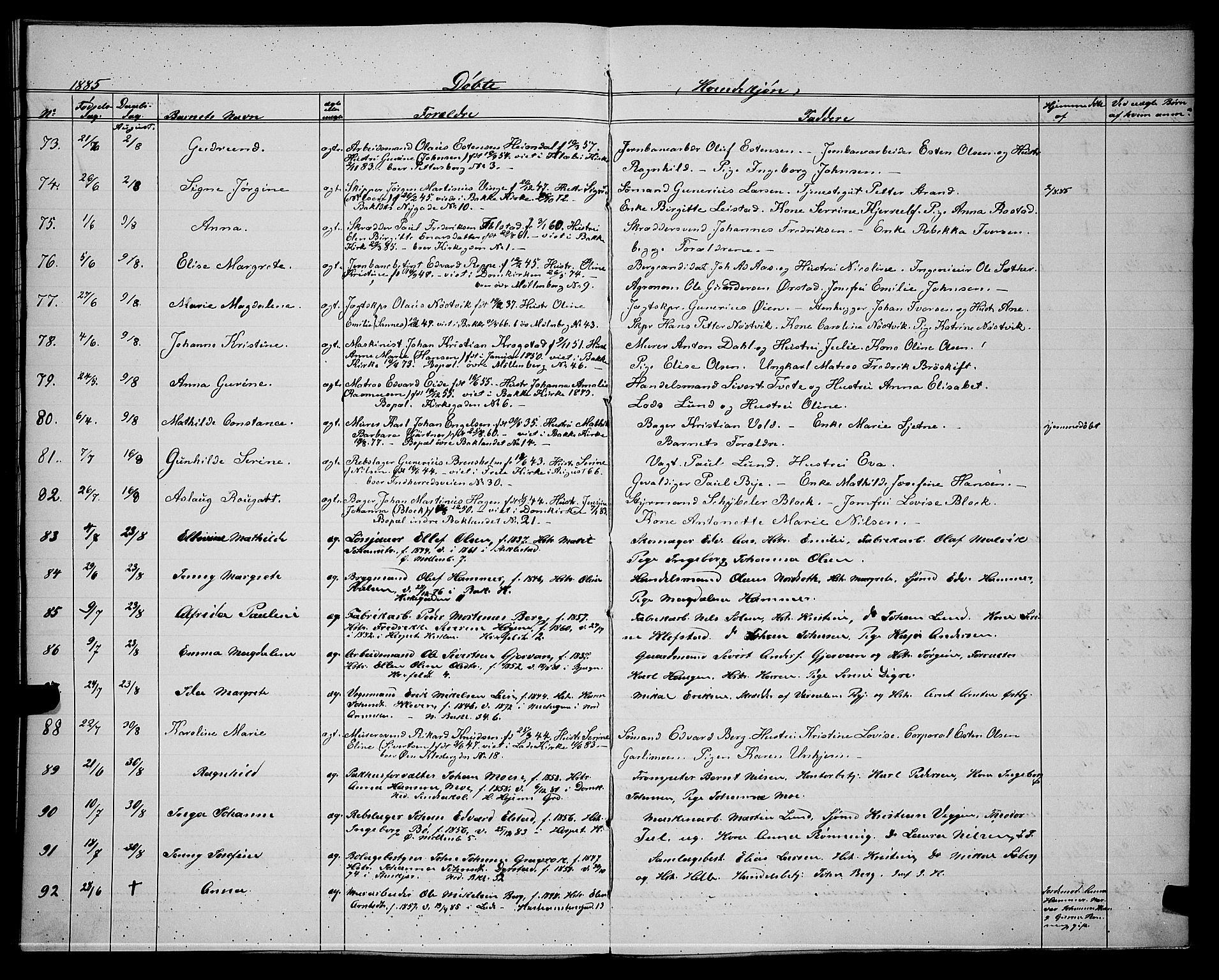 Ministerialprotokoller, klokkerbøker og fødselsregistre - Sør-Trøndelag, AV/SAT-A-1456/604/L0220: Parish register (copy) no. 604C03, 1870-1885, p. 233g