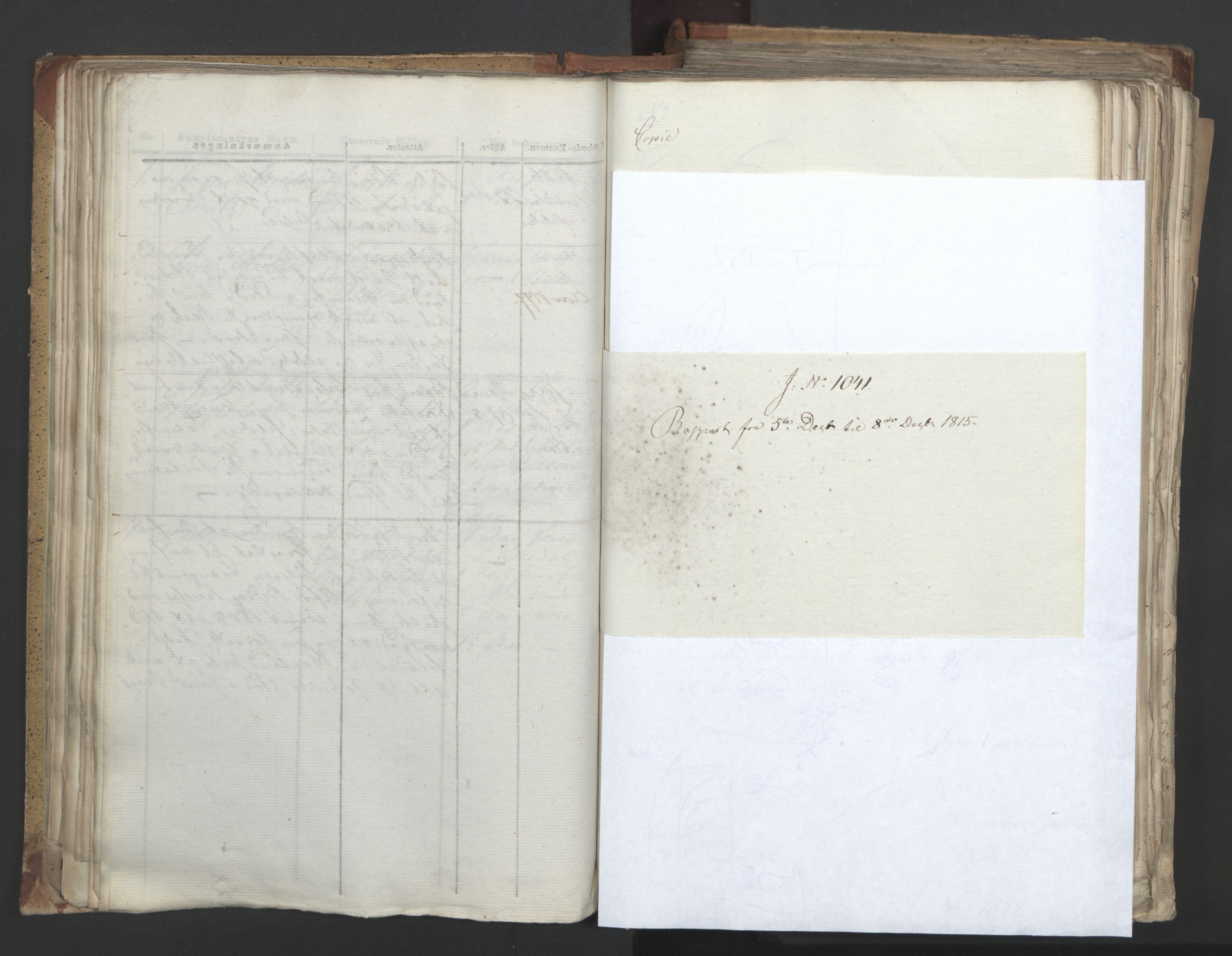 Statsrådsavdelingen i Stockholm, RA/S-1003/D/Da/L0005: Regjeringsinnstillinger nr. 1000-1246, 1816, p. 90