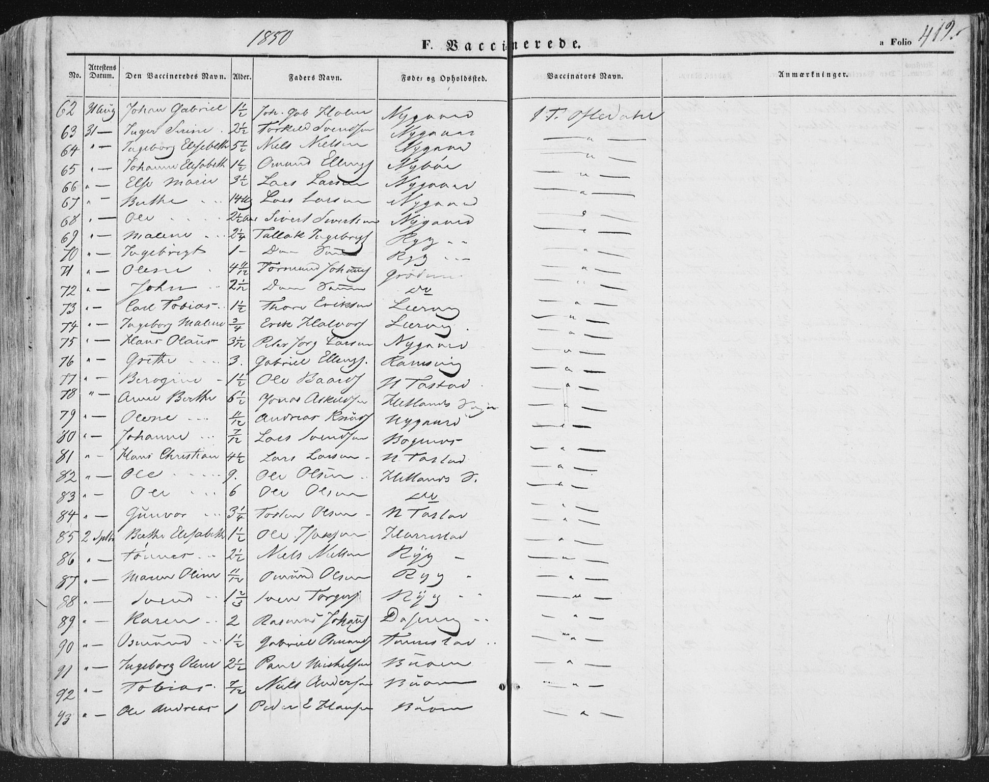 Hetland sokneprestkontor, AV/SAST-A-101826/30/30BA/L0002: Parish register (official) no. A 2, 1849-1869, p. 412