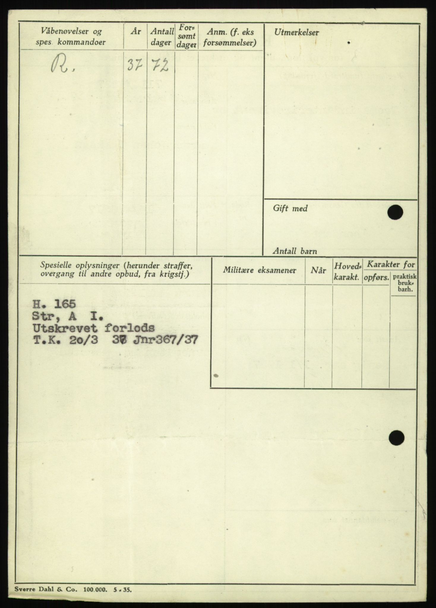 Forsvaret, Troms infanteriregiment nr. 16, AV/RA-RAFA-3146/P/Pa/L0021: Rulleblad for regimentets menige mannskaper, årsklasse 1937, 1937, p. 414