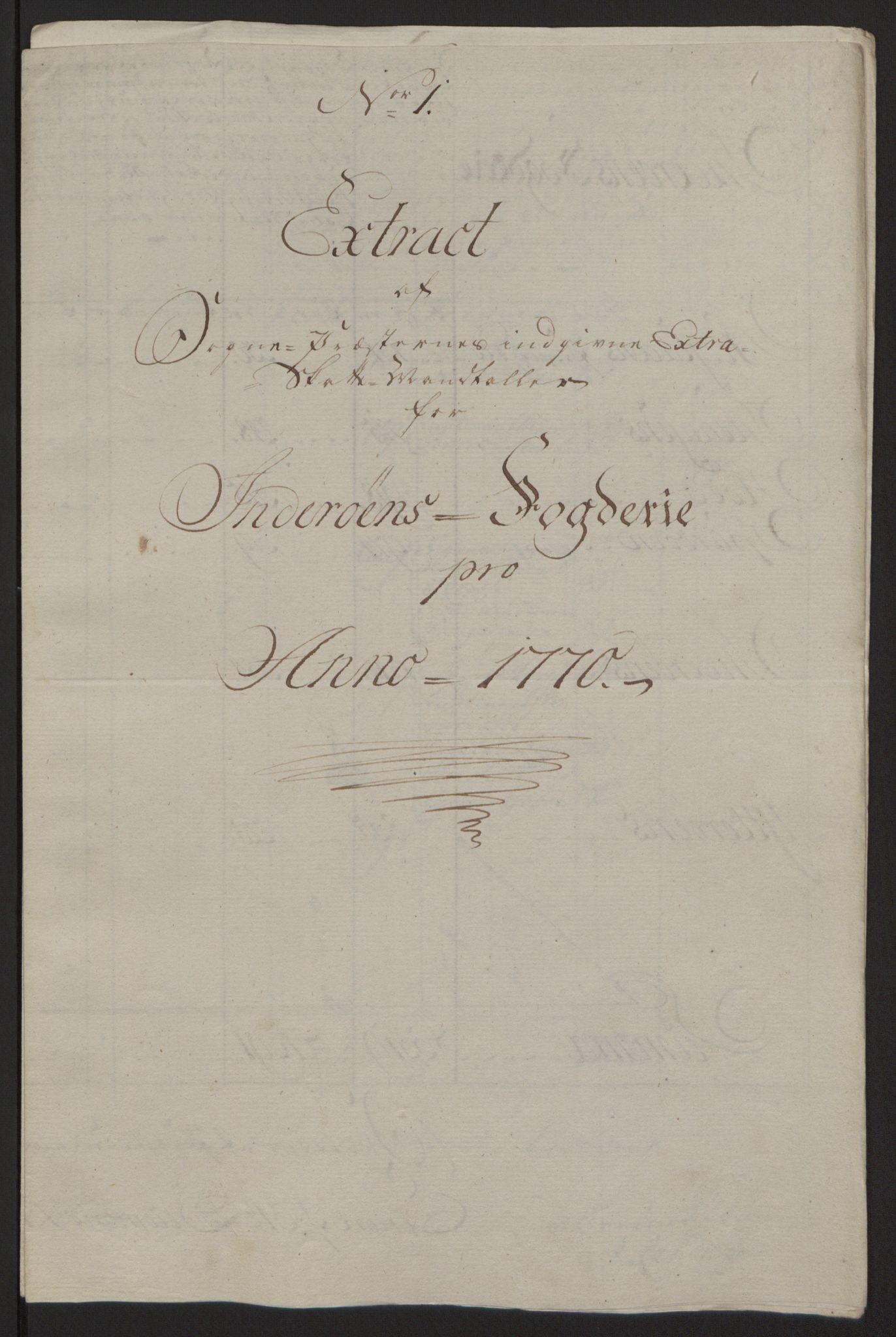 Rentekammeret inntil 1814, Reviderte regnskaper, Fogderegnskap, RA/EA-4092/R63/L4420: Ekstraskatten Inderøy, 1762-1772, p. 383