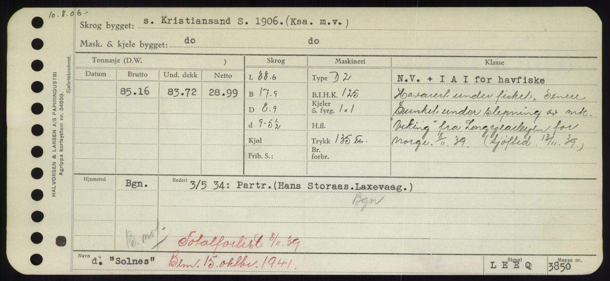 Sjøfartsdirektoratet med forløpere, Skipsmålingen, RA/S-1627/H/Hd/L0035: Fartøy, Sma-Spu, p. 263