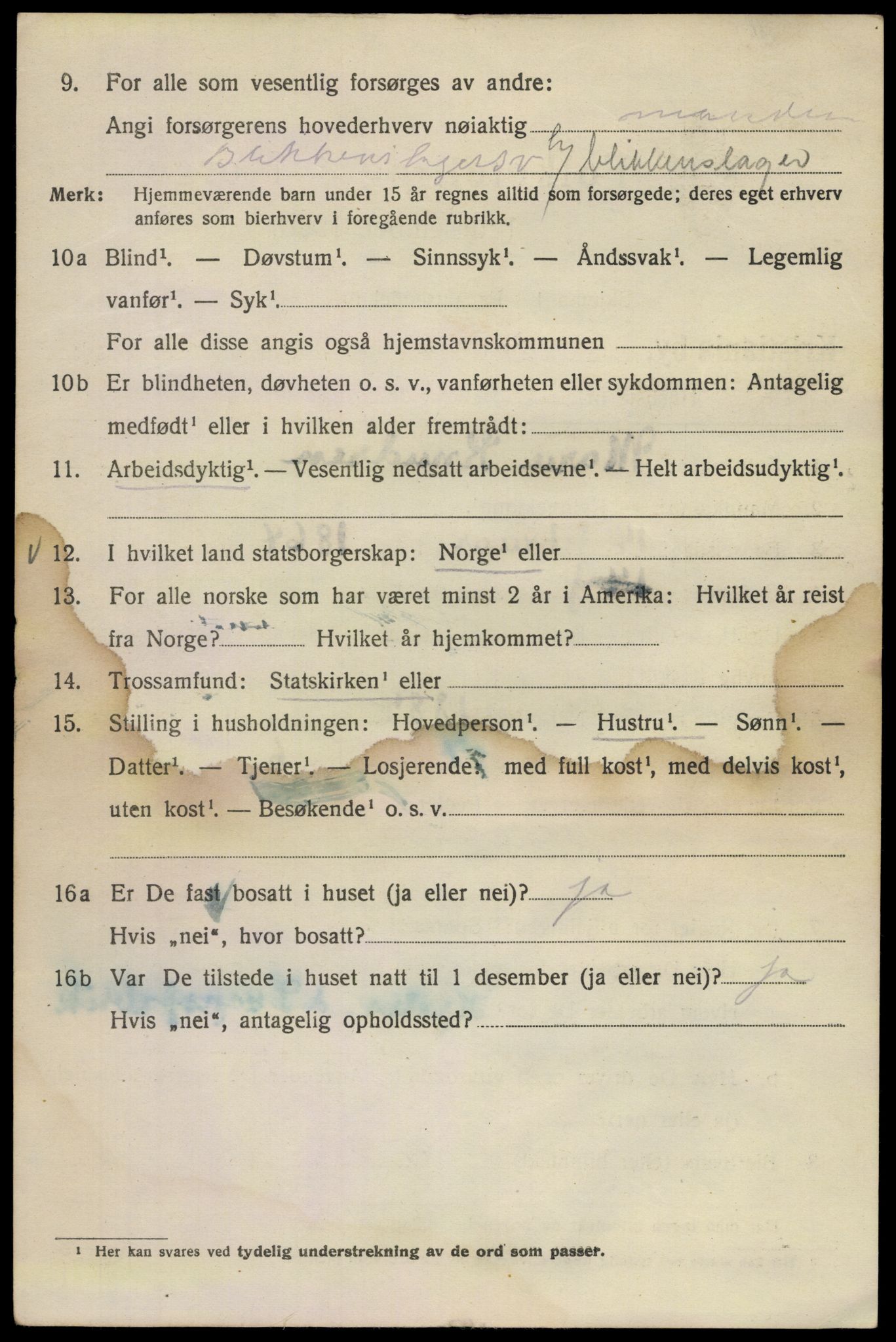 SAO, 1920 census for Kristiania, 1920, p. 217470